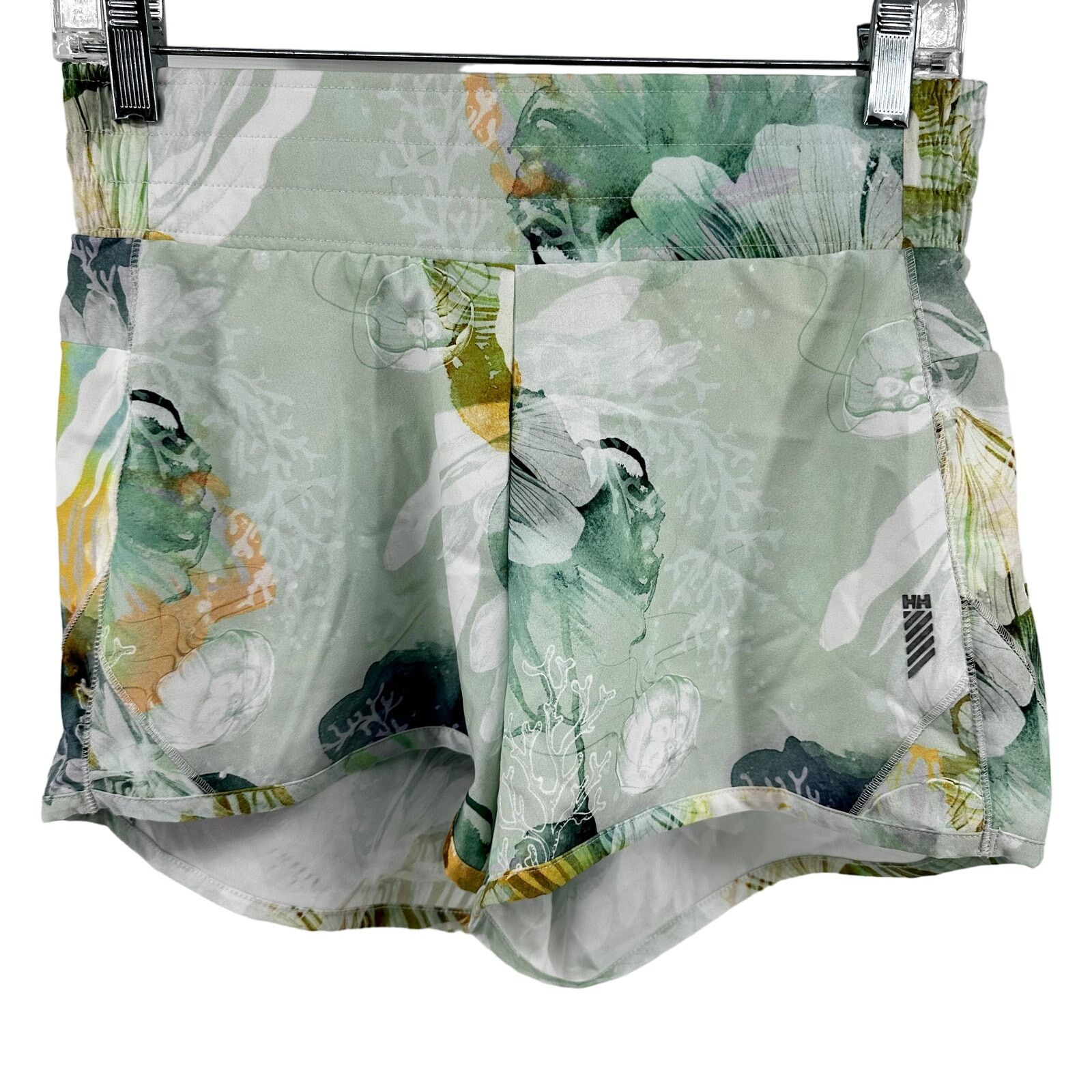 Helly Hansen Helly Hansen Technical Trail Shorts Floral Smocked Jade Esra Size 32" / US 10 / IT 46 - 2 Thumbnail