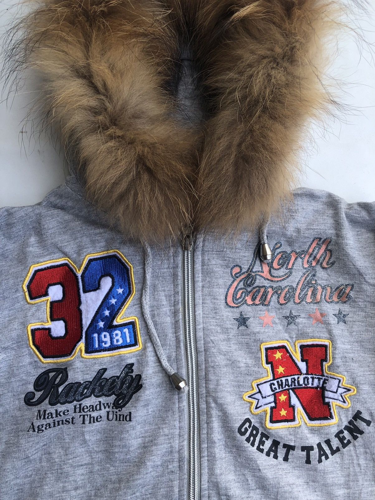 If Six Was Nine Japan Poem Patchwork Fur Hoodie Zipp Ifsix LGB Style Size US M / EU 48-50 / 2 - 6 Thumbnail