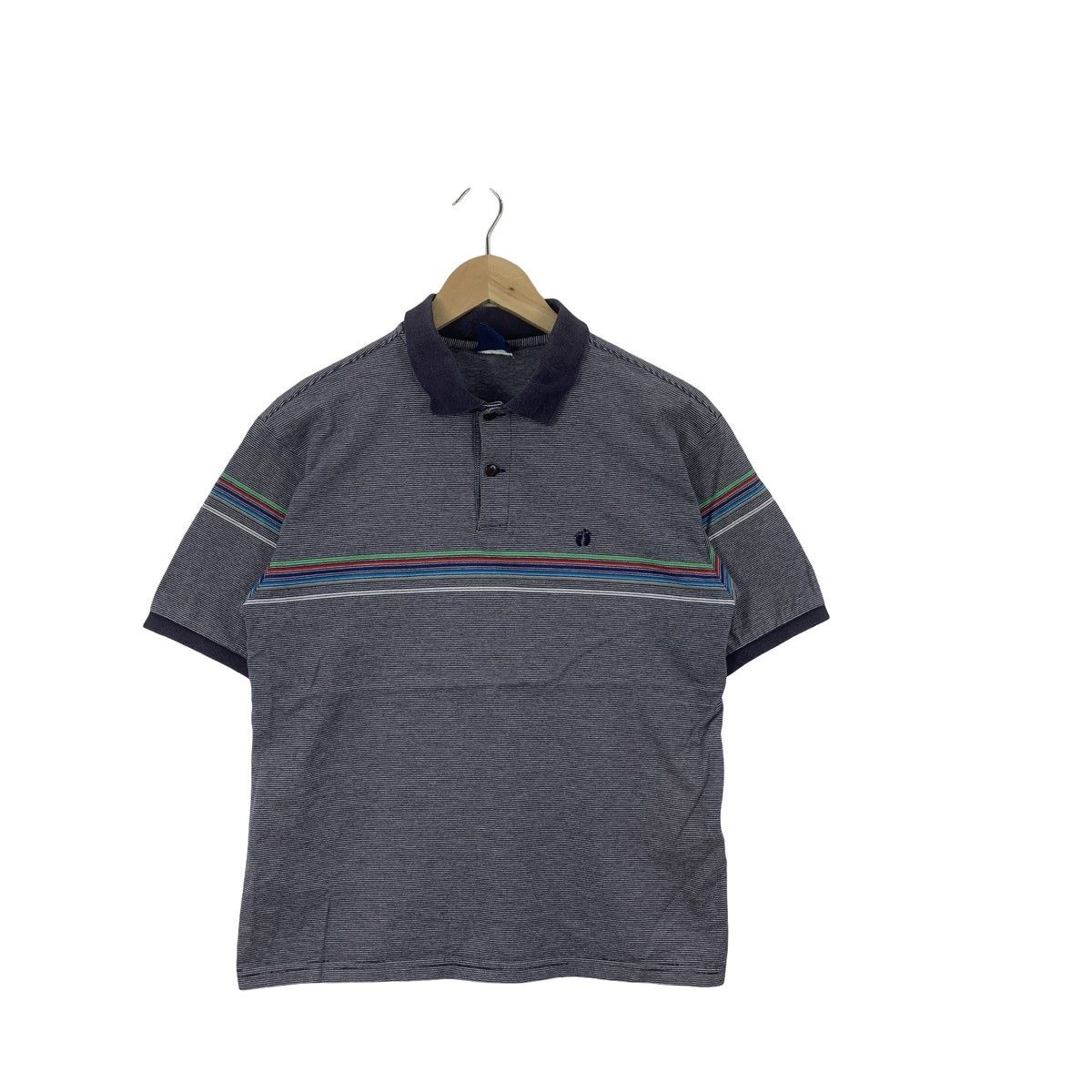 Hang Ten Vintage HANG TEN Embroidered Logo Retro Stripe Design Tee Size US M / EU 48-50 / 2 - 3 Thumbnail