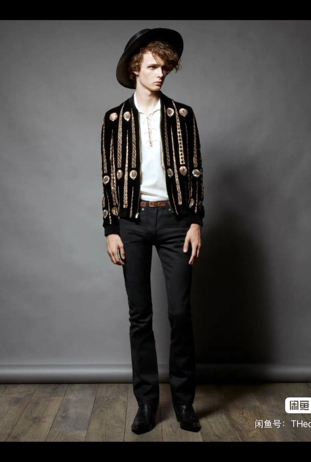 Saint Laurent Paris Saint Laurent 19SS Jukebox Velvet Jacket Sz.48 Size US M / EU 48-50 / 2 - 6 Thumbnail