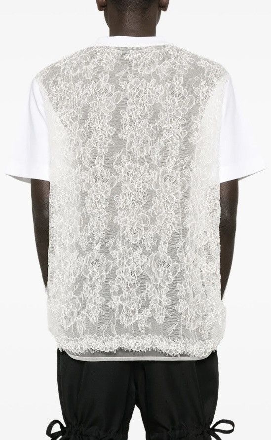Simone Rocha SIMONE ROCHA Lace Panel Tee Jersey Top Size US S / EU 44-46 / 1 - 3 Thumbnail