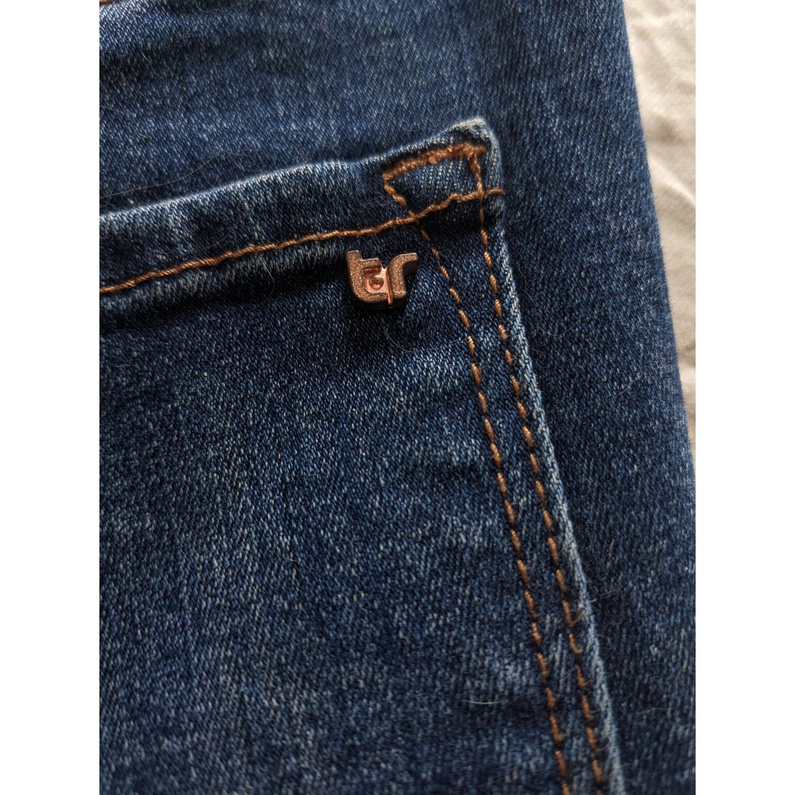 Other Tricot Long Denim Blue Fringe Hem Button Up Skirt Small Size 27" / US 4 / IT 40 - 6 Thumbnail