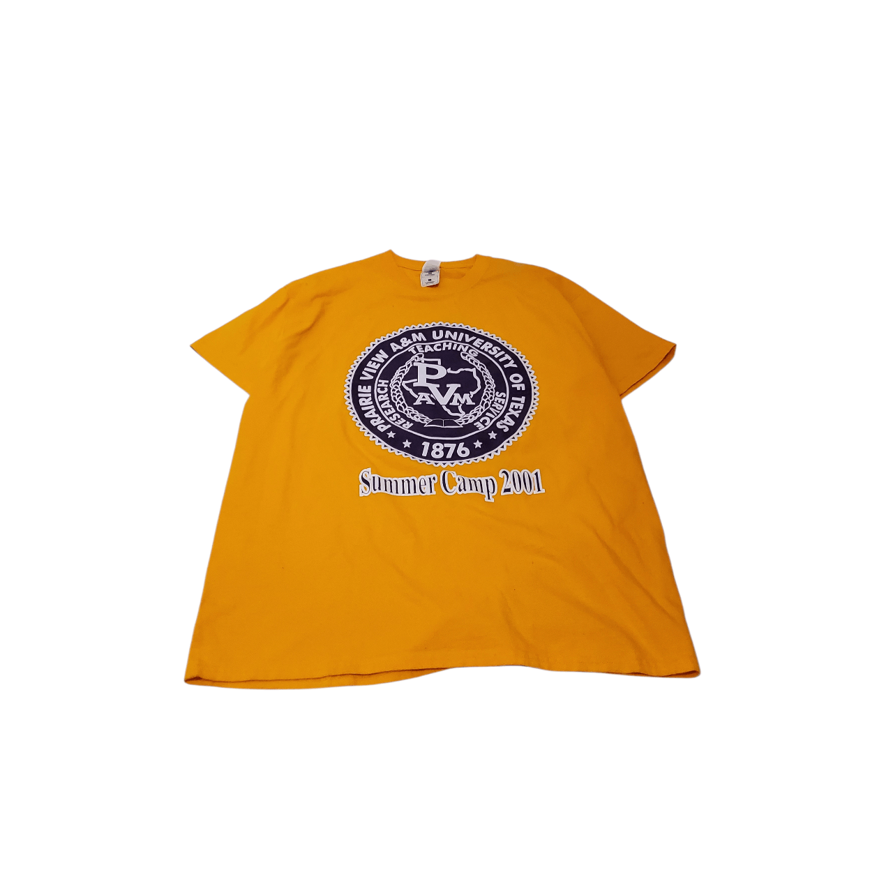 Vintage Y2K 2001 Prarie View A&M University Teacher T-Shirt Size US XL / EU 56 / 4 - 1 Thumbnail
