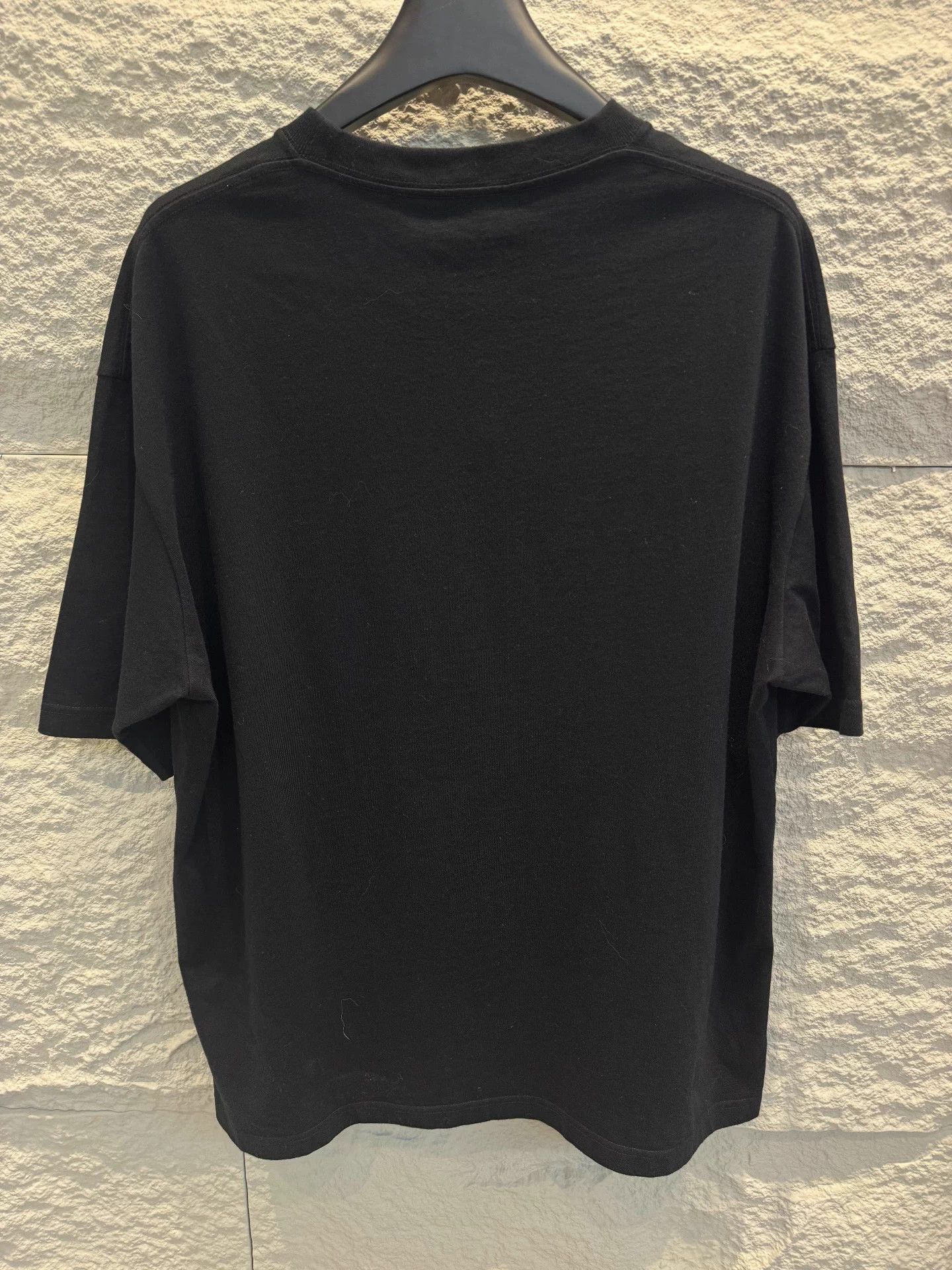 Balenciaga Balenciaga Mosaic Logo Black Short-Sleeve Tee Size US L / EU 52-54 / 3 - 3 Thumbnail