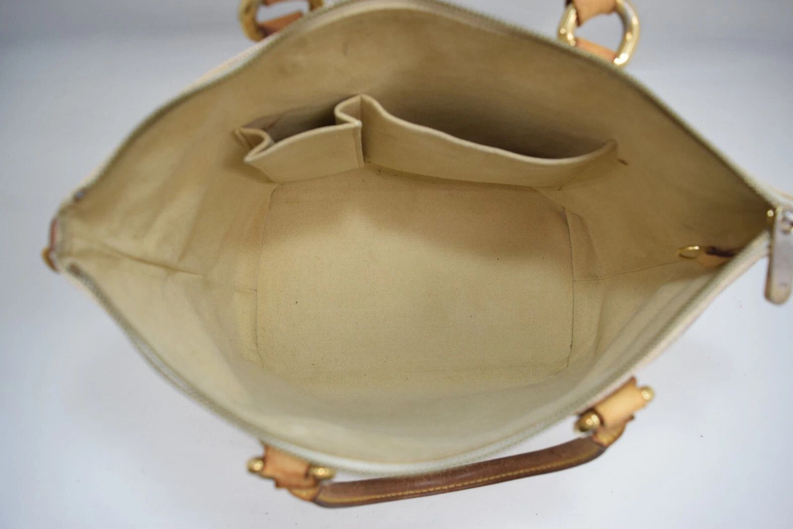 Louis Vuitton Auth Louis Vuitton Saleya PM Tote Bag Azur Canvas N51186 Size ONE SIZE - 16 Thumbnail