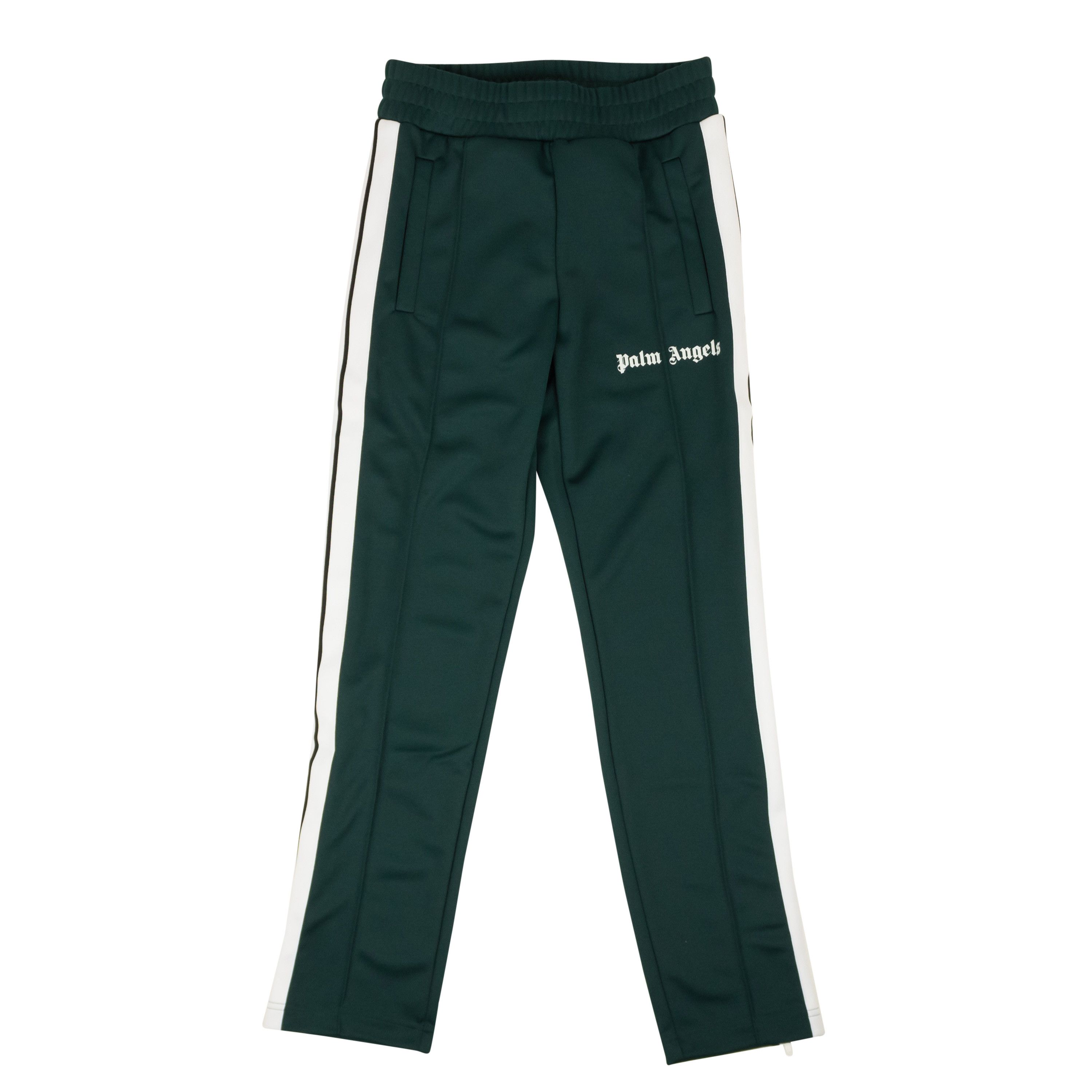 image of Palm Angels Green Classic Side Stripe Logo Track Pants Size Xs, Women's