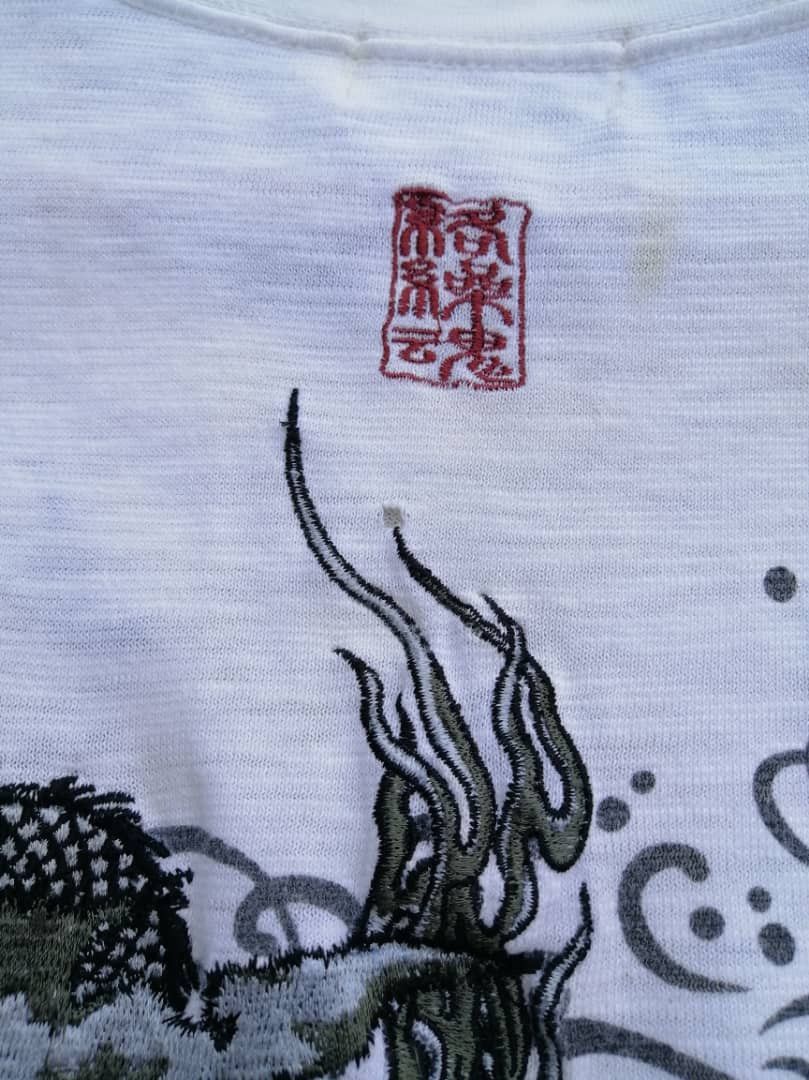 Designer × Japanese Brand Karakuri Tamashi Embroidered Dragon Longsleeve Tee Size US L / EU 52-54 / 3 - 8 Thumbnail