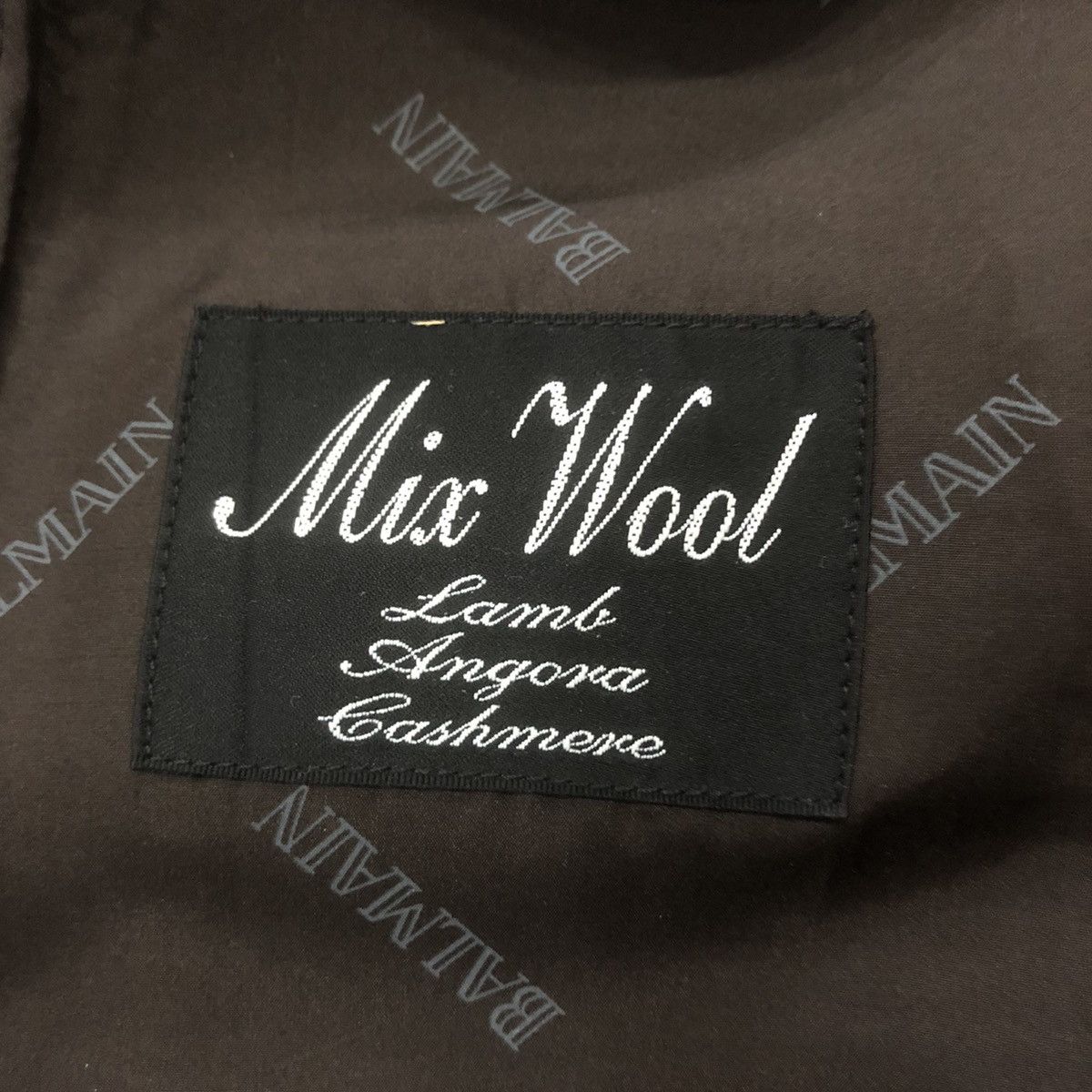 Balmain Balmain Mix Wool Coat Winter Loose Armpit Button Size M / US 6-8 / IT 42-44 - 11 Thumbnail