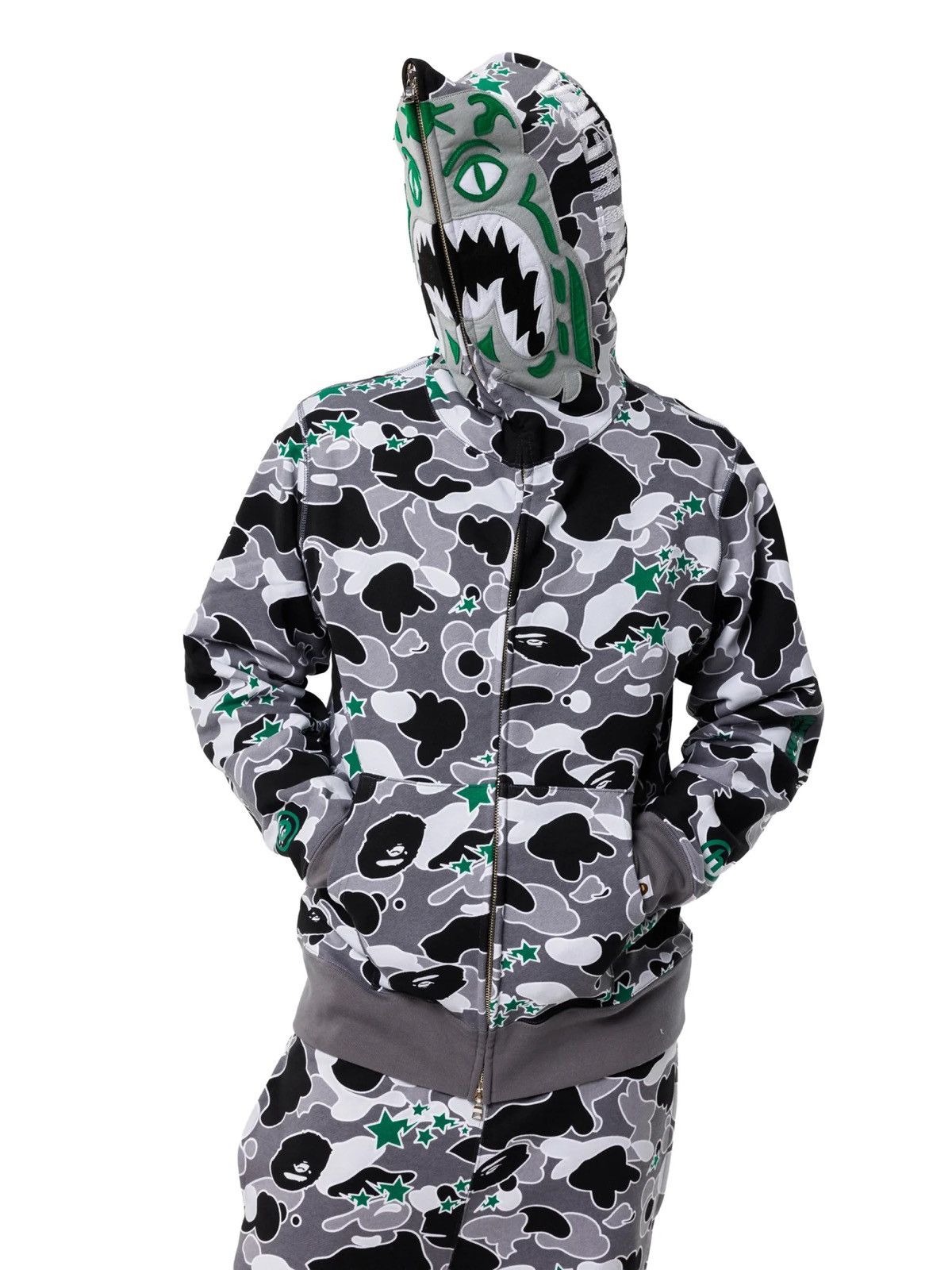 Bape (M) Bape x Hidden NY Psyche Camo Tiger Hoodie Size US M / EU 48-50 / 2 - 2 Thumbnail