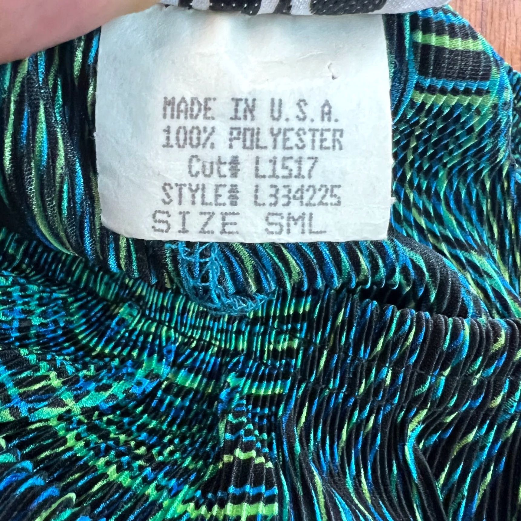 Vintage VTG Clio Skirt A-Line Midi Blue S Womens Elastic Waist Pull On Pleated Striped Vintage: Yes Size 28" / US 6 / IT 42 - 7 Thumbnail