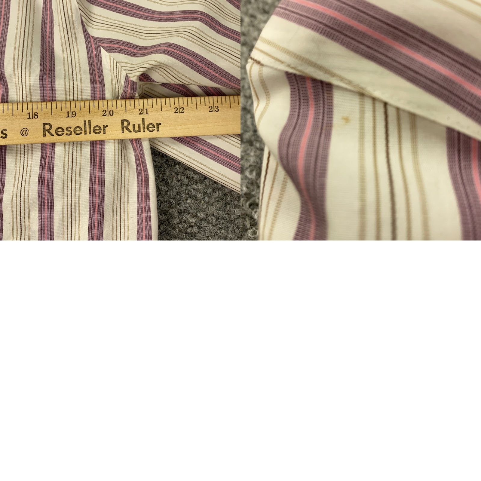 Eddie Bauer Eddie Bauer Plus Size 1X Button-Up Shirt Womens Striped Long Sleeve Collared Multicolor Stretch Size XL / US 12-14 / IT 48-50 - 8 Thumbnail
