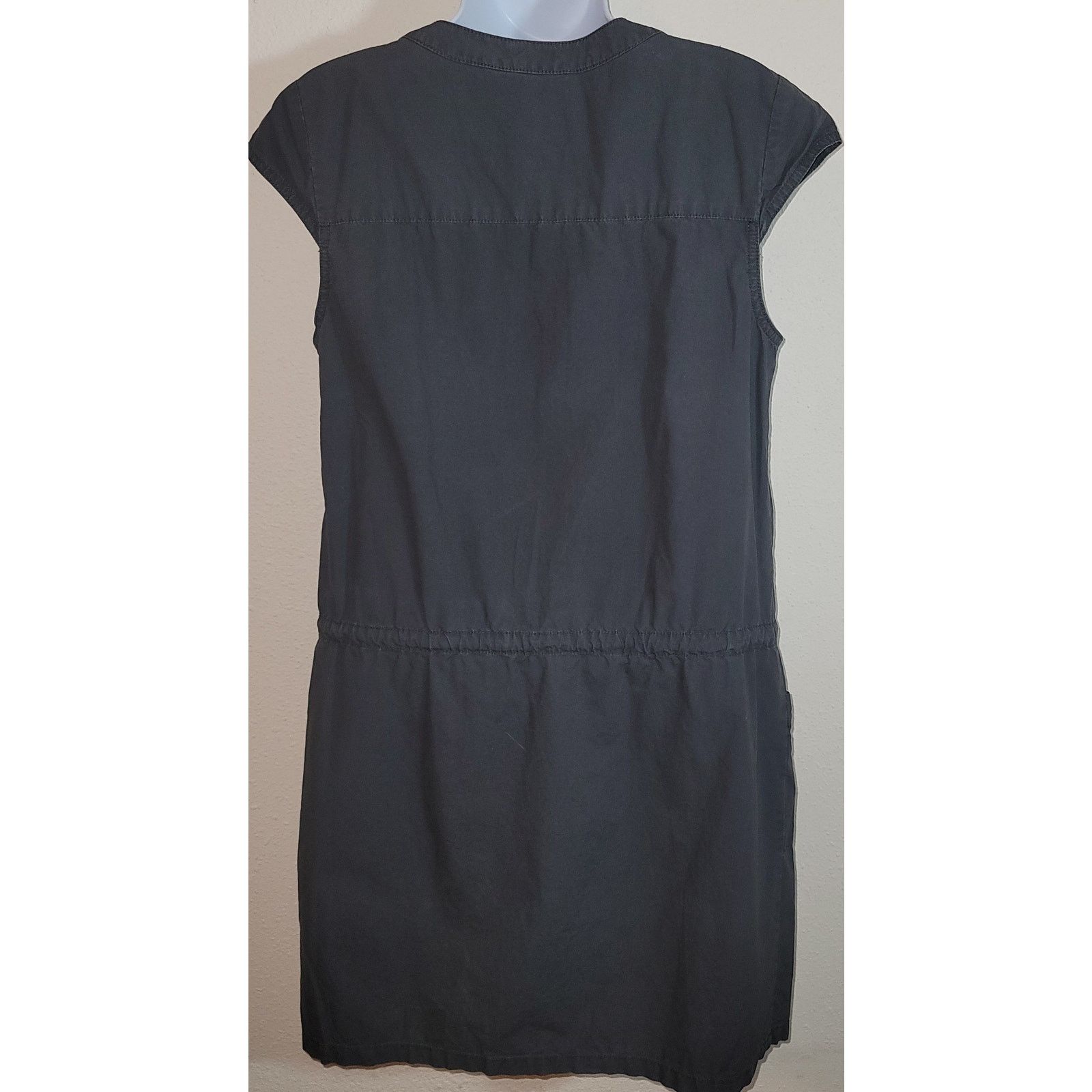 Other J. Crew Charcoal Mini A-Line Dress Small Front Pockets Size S / US 4 / IT 40 - 3 Thumbnail
