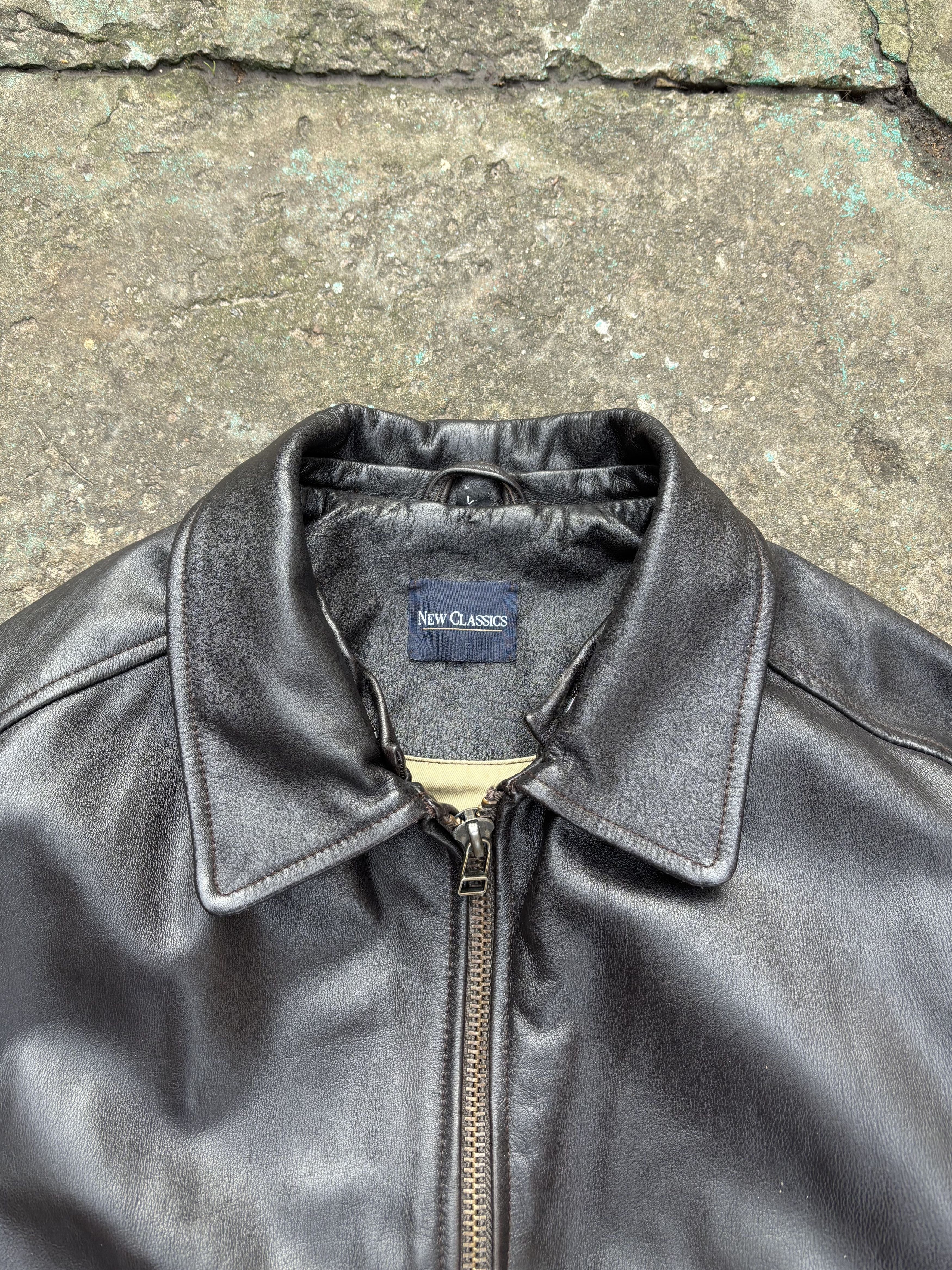 Genuine Leather Vintage Cowhide Leather A-2 Flight Jacket Size US L / EU 52-54 / 3 - 3 Thumbnail
