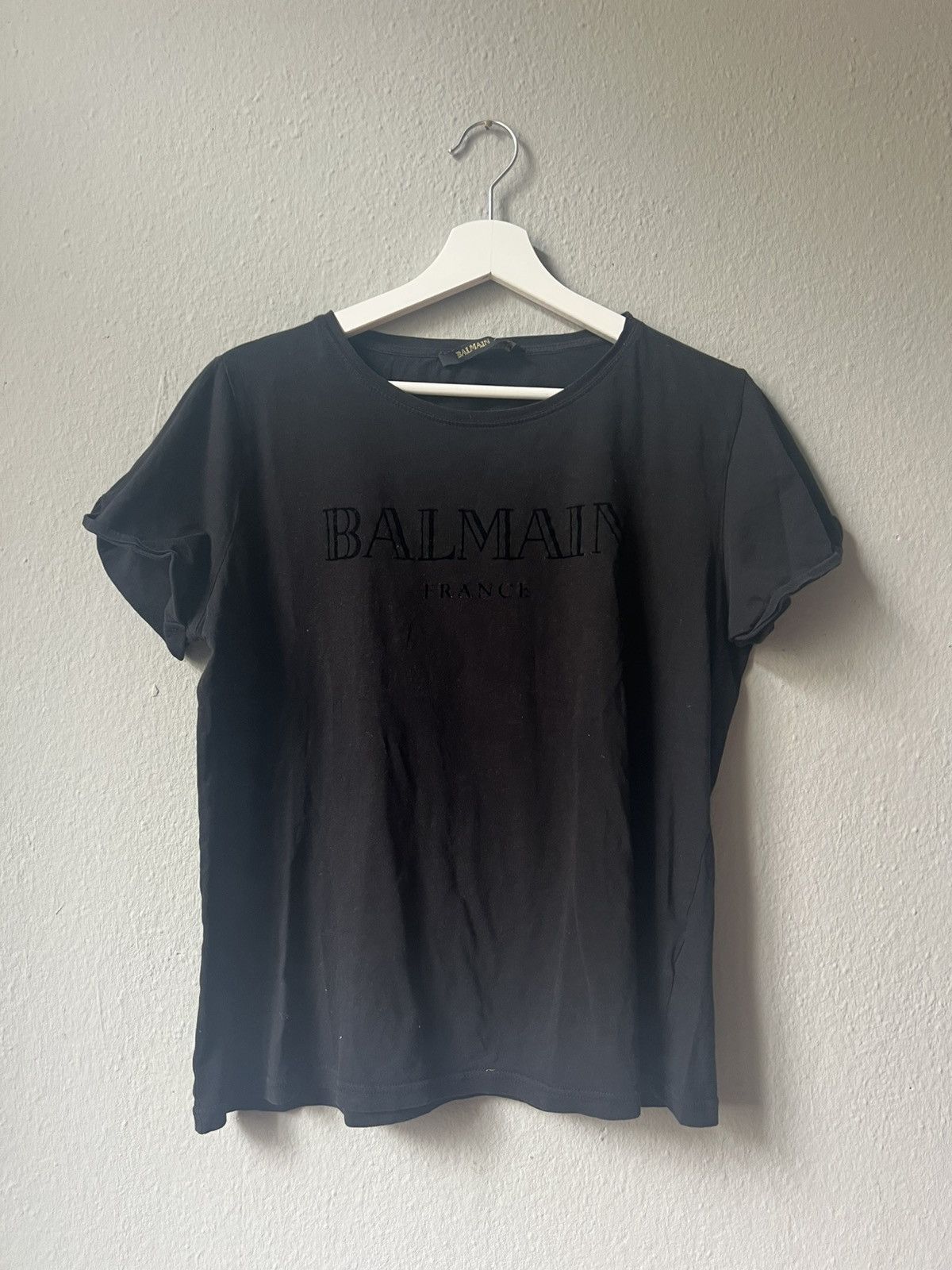 Balmain × H&M Balmain Velvet Shirt Size US S / EU 44-46 / 1 - 1 Thumbnail