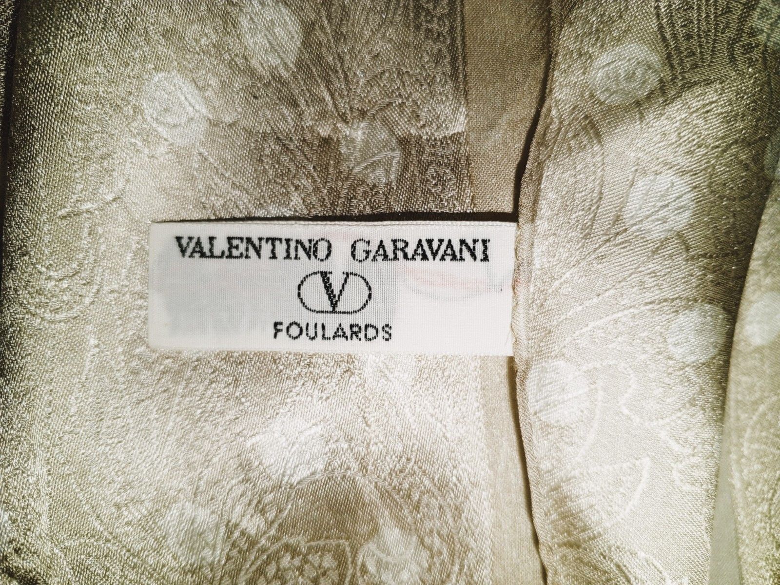 Valentino VALENTINO GARAVANI Foulards Italy Floral Vintage Silk Scarf Size ONE SIZE - 4 Thumbnail