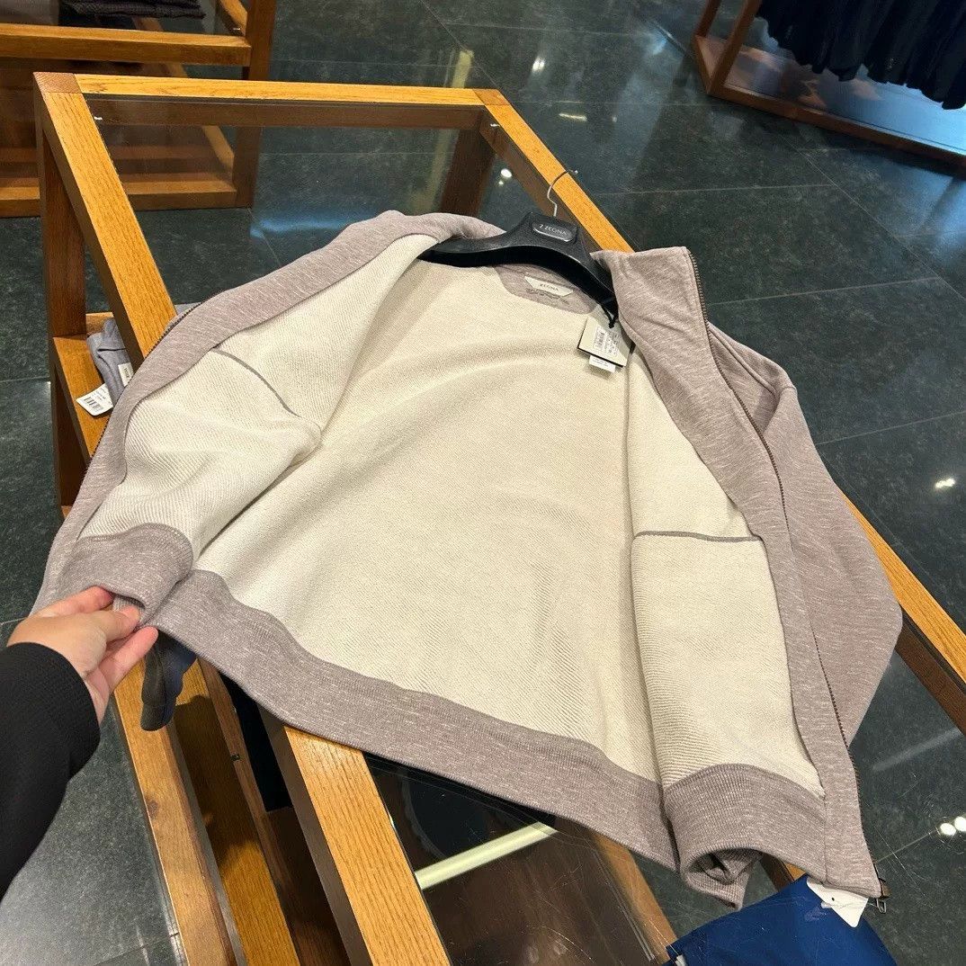 Z Zegna Z Zegna Thick Zip-Up Sweatshirt Jacket Size US L / EU 52-54 / 3 - 5 Thumbnail