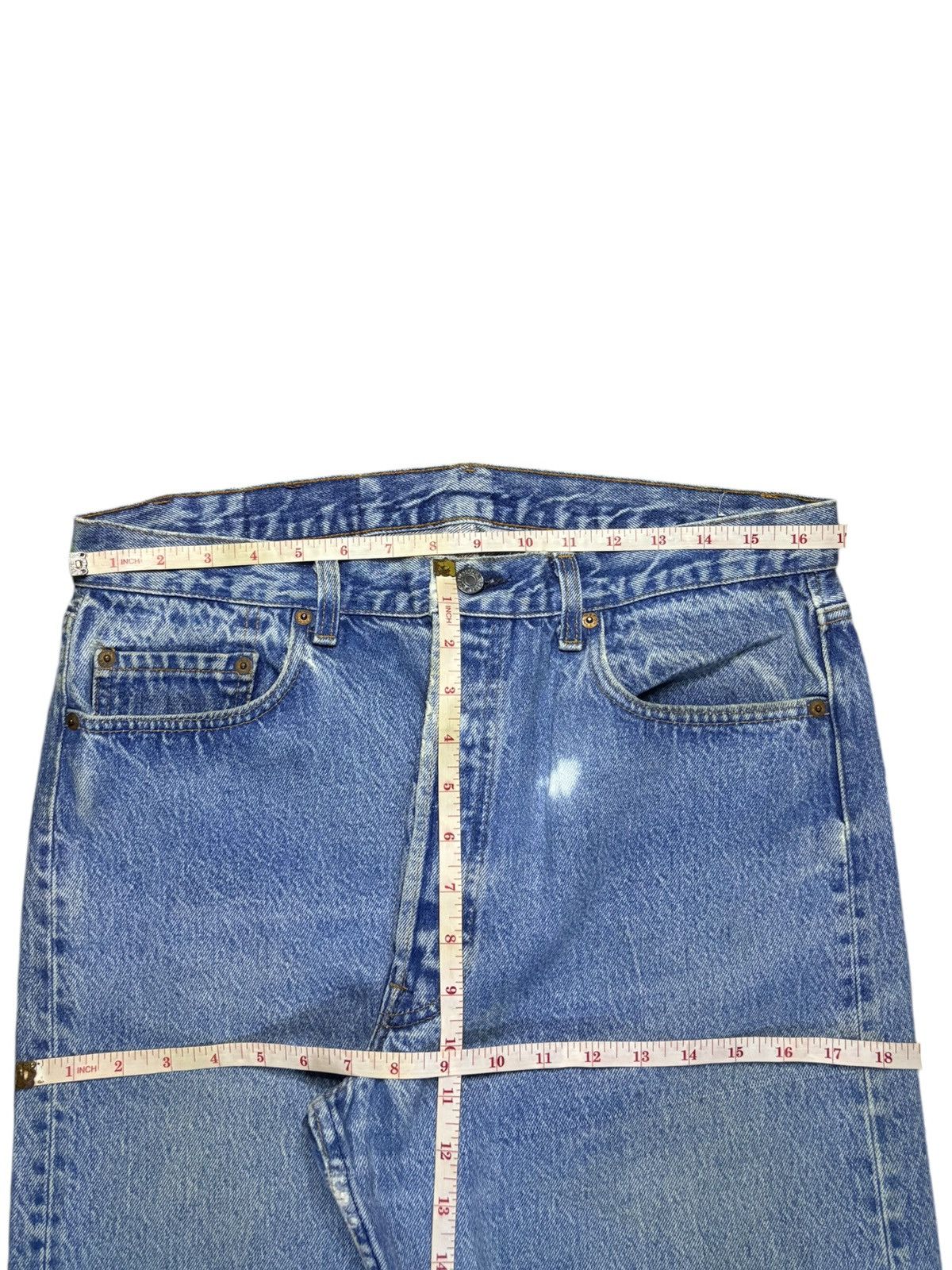 Levi's Vintage 80s Levis 501 Mud Wash Loose Jeans Size US 34 / EU 50 - 11 Thumbnail