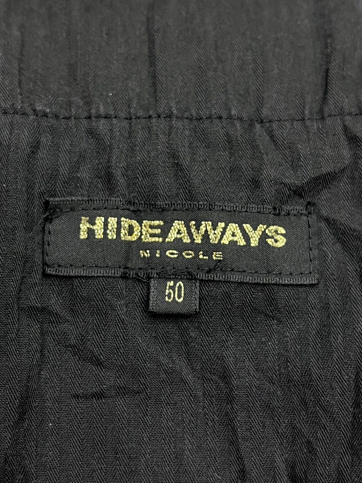 HIDEAWAYS 🔥NICOLE Hideaways Avant Garde Moto Zip Panel Straight Pants Size US 31 - 12 Thumbnail