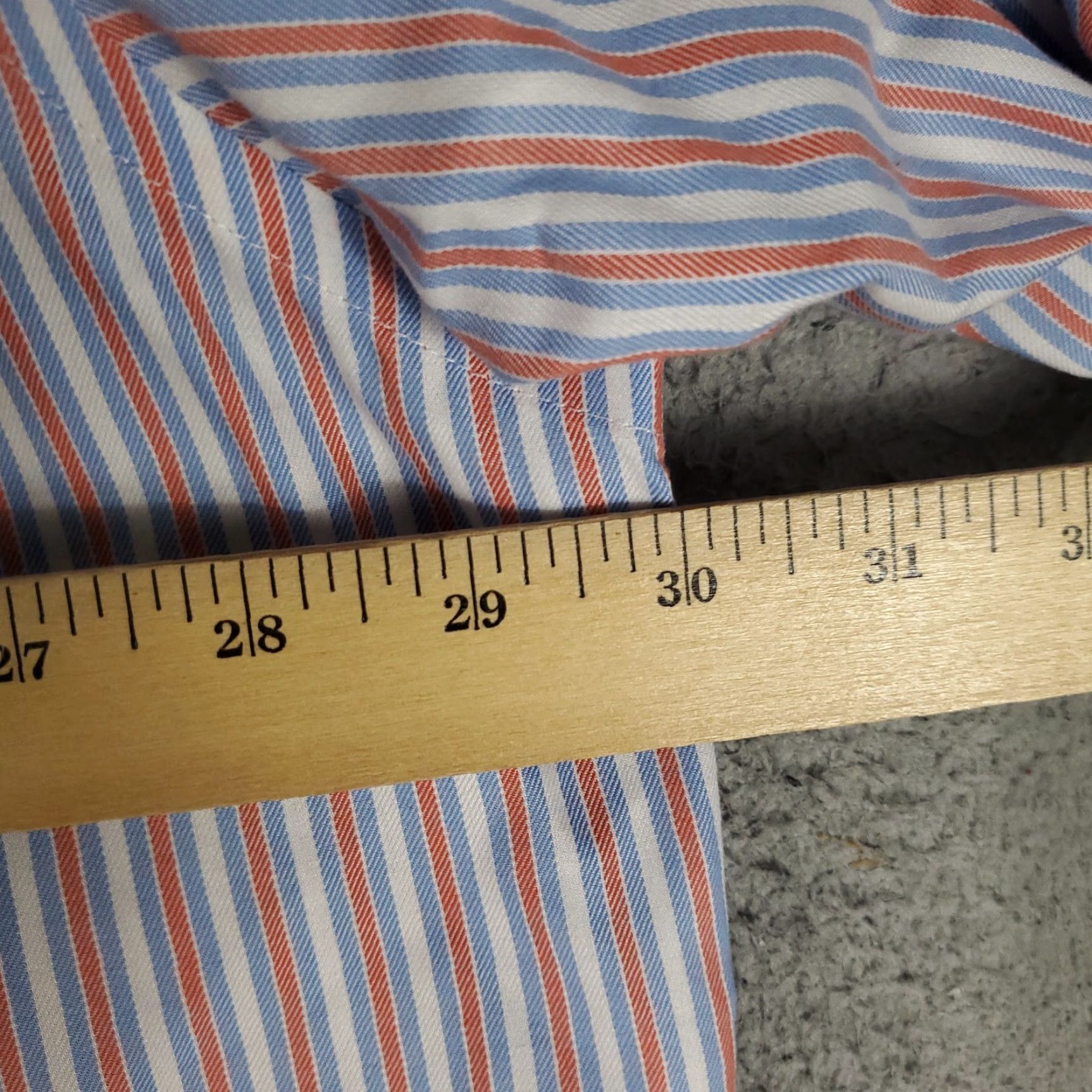 Brooks Brothers Brooks Brothers Shirt Mens 2XL Blue Striped Button-Up Long Sleeve Shirt Size US XXL / EU 58 / 5 - 5 Thumbnail