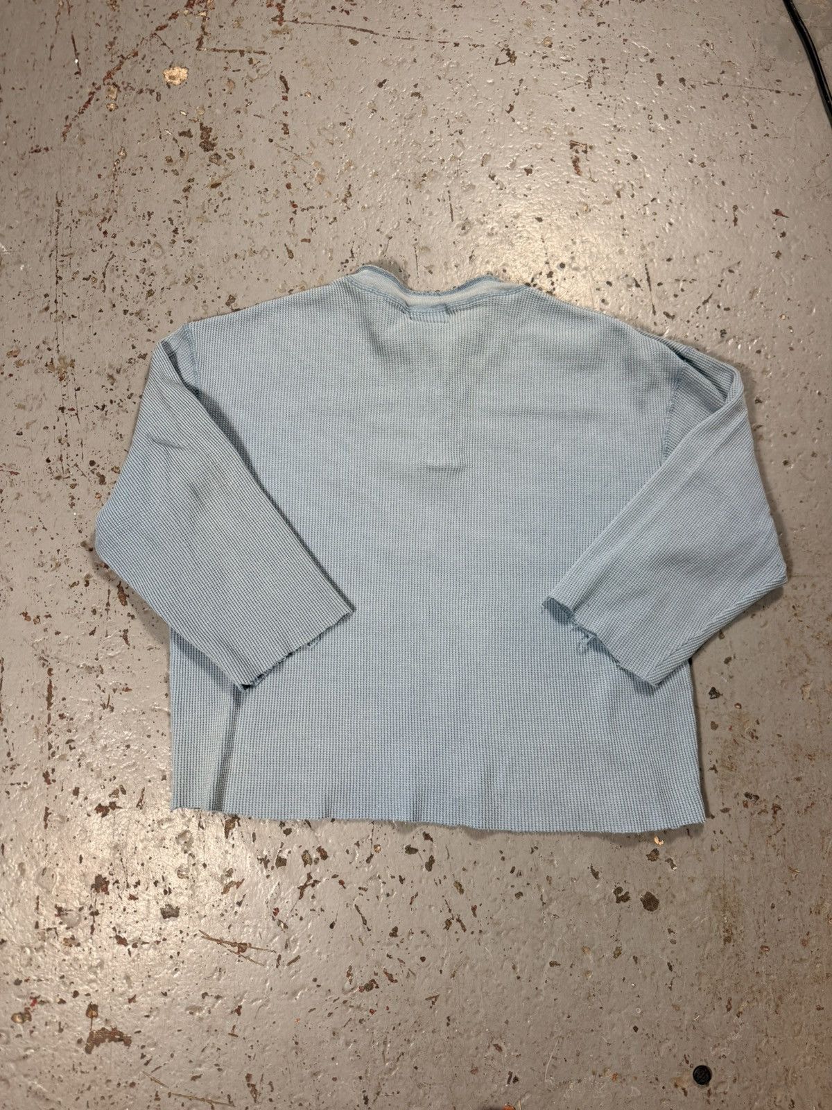 Roots Vintage Thrashed Roots Waffle Distressed Cropped Sweater Size US L / EU 52-54 / 3 - 4 Thumbnail