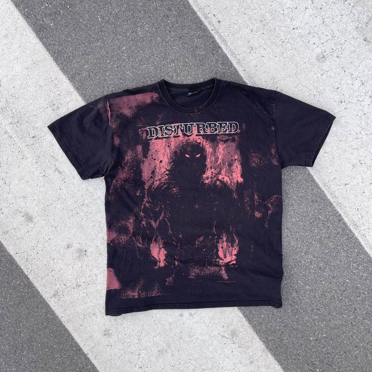 Band Tees × Vintage DISTURBED BAND AOP TEE T-SHIRT ALL OVER PRINT 2009 Size US XXL / EU 58 / 5 - 1 Thumbnail