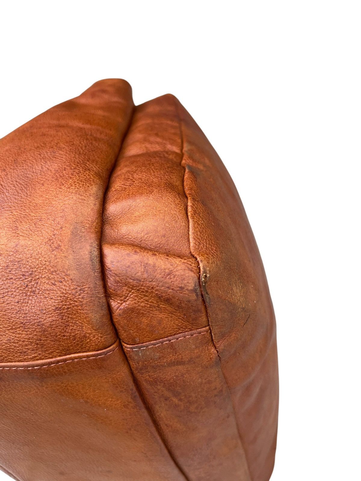 Leather 2000s Yohji Yamamoto Y’saccs Faded Patina Leather Bag Size ONE SIZE - 16 Thumbnail