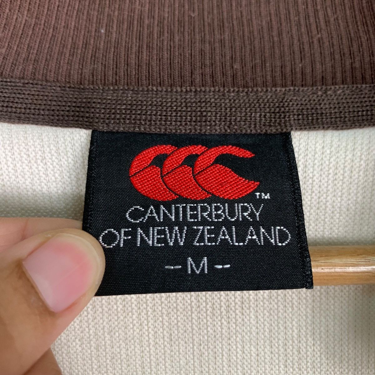 Canterbury of New Zealand CONTERBURY Spellout Big Logo Zipper Sweater Jacket #0140-C7 Size US M / EU 48-50 / 2 - 17 Thumbnail