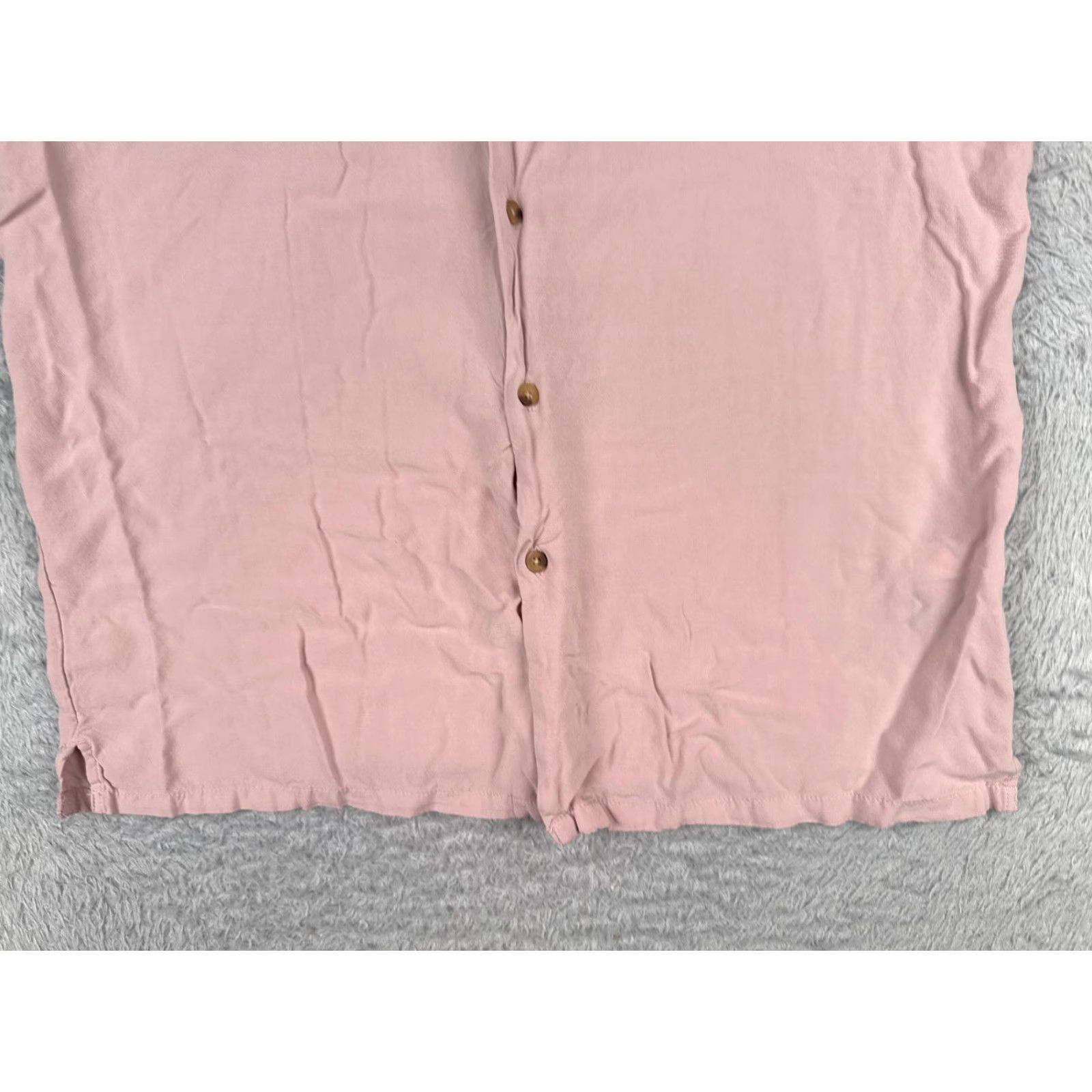 Asos VINTAGE ASOS Men’s Pink Hawaiian Shirt Short Sleeve Casual Resort 90s Medium Size US M / EU 48-50 / 2 - 5 Thumbnail