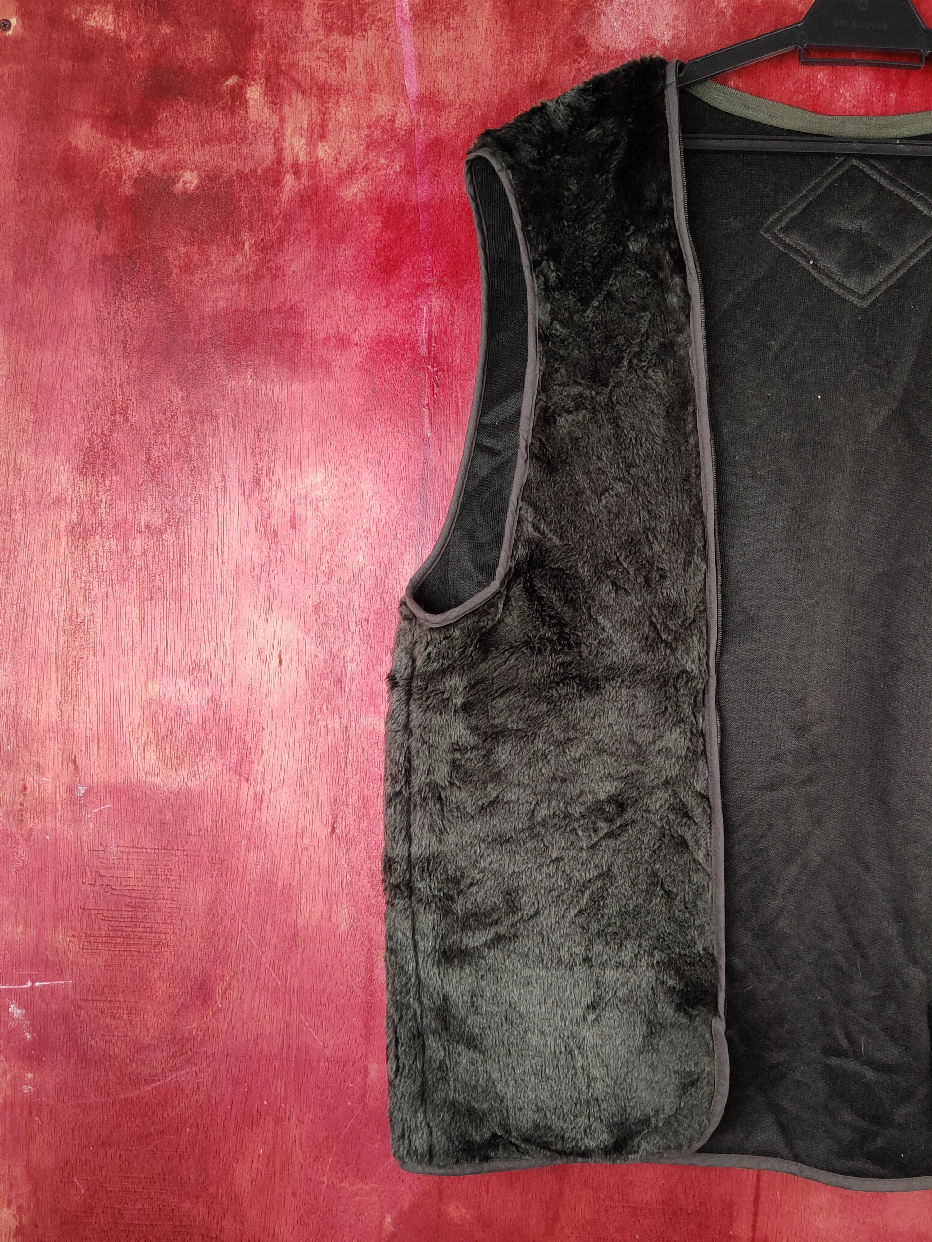 Japanese Brand Japanese Brand Dark Brown Fur Mohair Knitwear Vests #S1473 Size US L / EU 52-54 / 3 - 3 Thumbnail