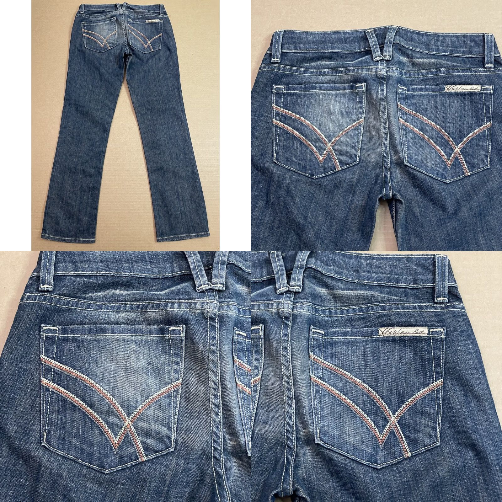 Vintage VINTAGE William Rast Jeans Womens 25 Blue Amie Ultra Skinny Capri Wash Ladies Jeans Size 42" / US 20 - 10 Thumbnail