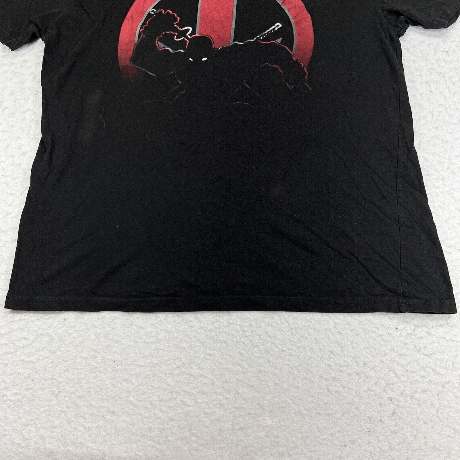 Marvel Comics Marvel Deadpool XL Black Superhero Logo Graphic T Shirt Size US XL / EU 56 / 4 - 6 Thumbnail