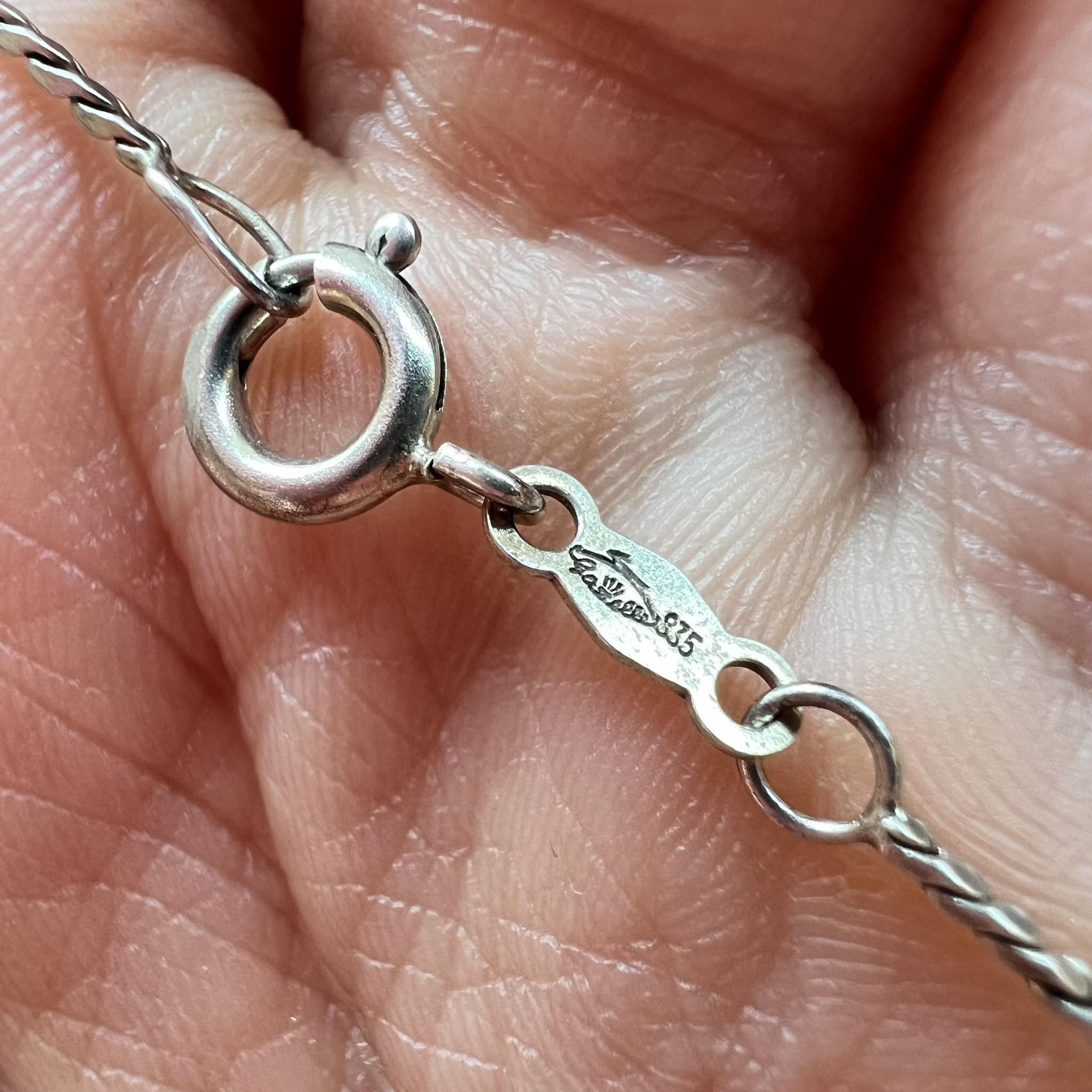 Vintage Vintage Silver 835 Necklace Pendant Old Germany Marked Size ONE SIZE - 4 Thumbnail