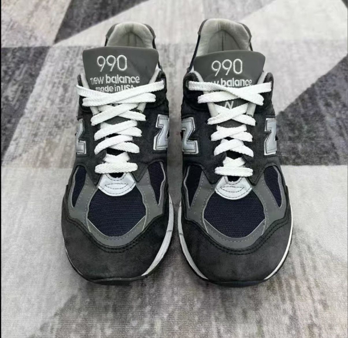 New Balance New Balance 990NV2 Blue American-Made Retro Shoes J40 Size US 9.5 / EU 42-43 - 2 Thumbnail