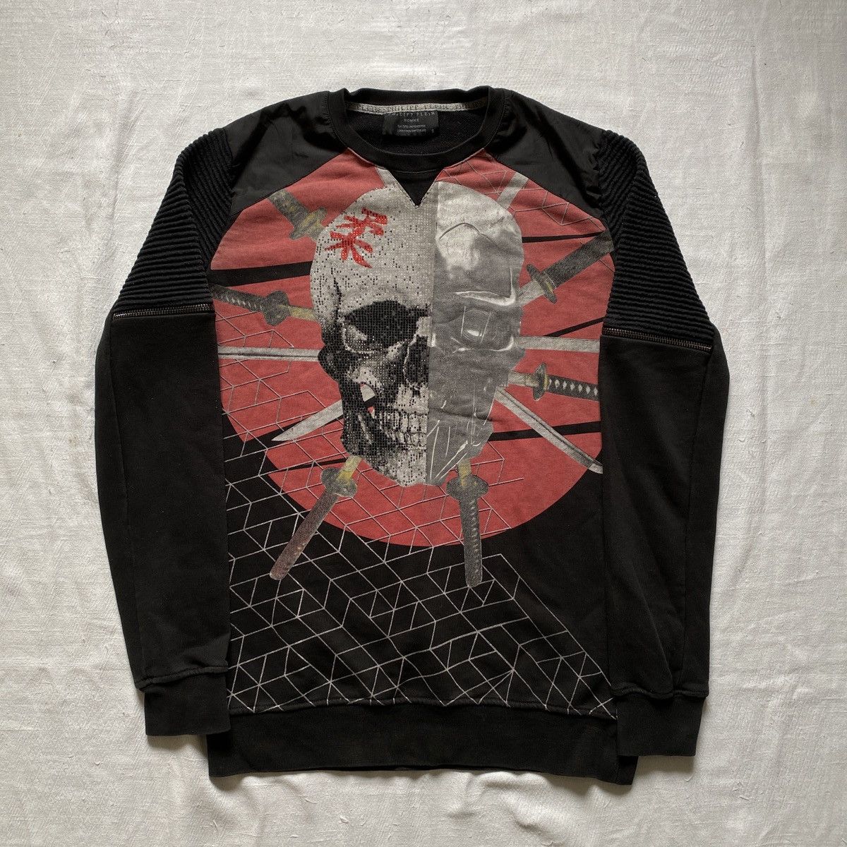 Philipp Plein Philipp Plein Japanese Skull Appear Print Sweatshirt Size US M / EU 48-50 / 2 - 1 Thumbnail