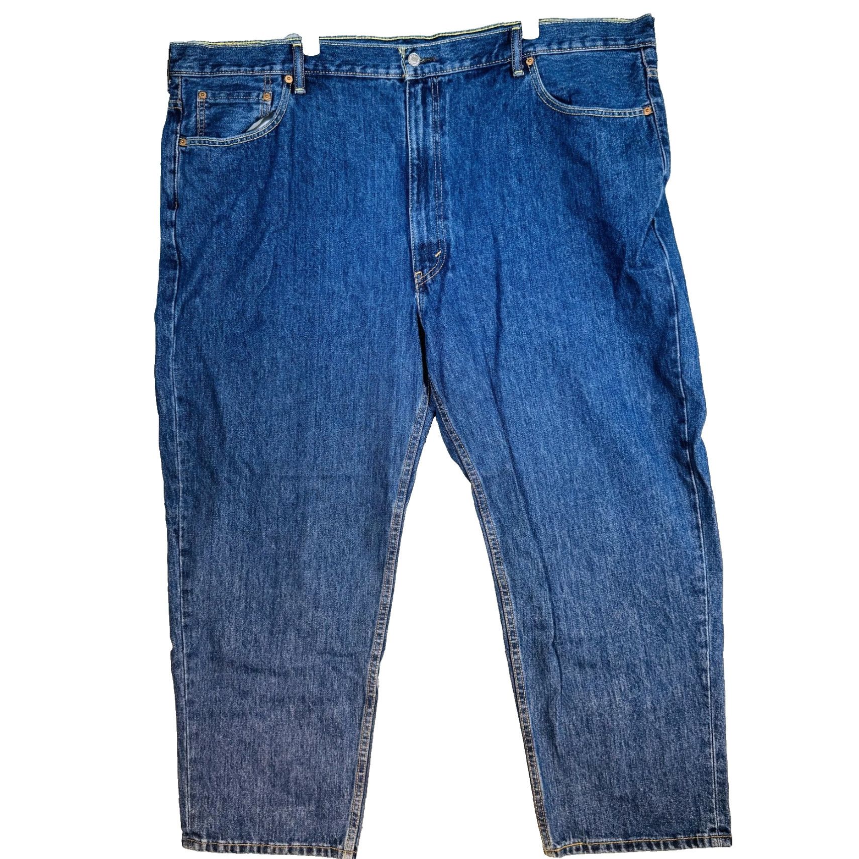 Levi's Levi's 550 Jeans Mens 48x29 Blue Medium Wash Relaxed Tapered Denim Zip Fly Jeans Boys Mens Womens Size US 32 / EU 48 - 4 Thumbnail