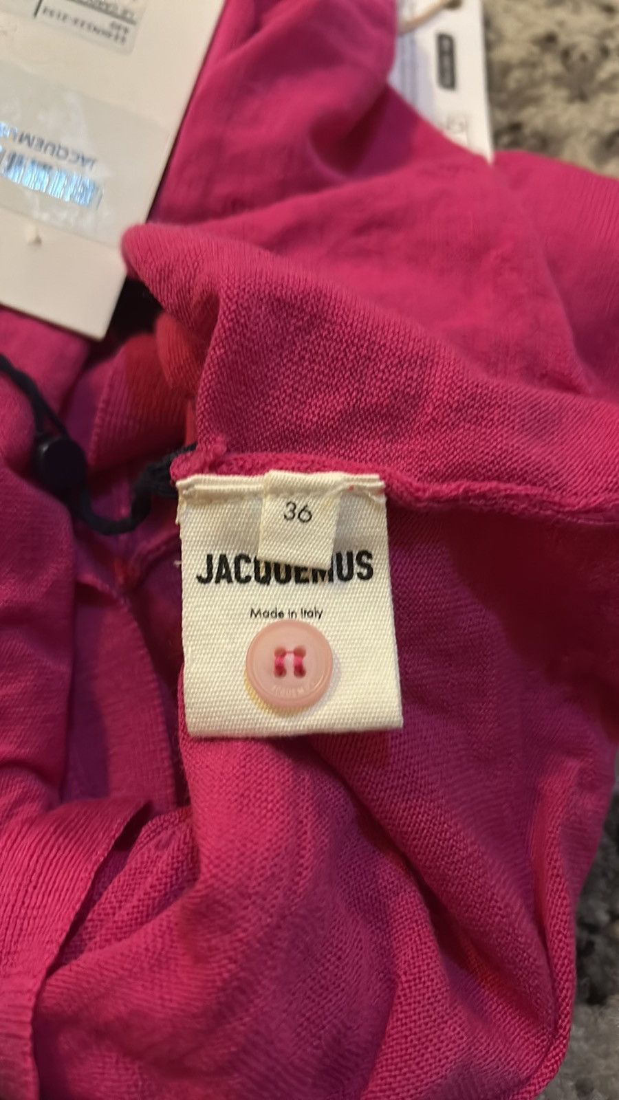 Jacquemus Jacquemus Cropped Button-fastening Wool Blend Cardigan Size XS / US 0-2 / IT 36-38 - 6 Thumbnail