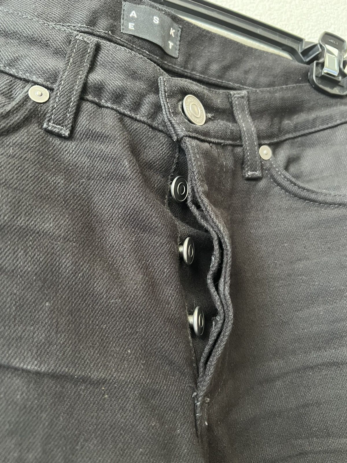 Asket Asket Black Jeans Size US 30 / EU 46 - 3 Thumbnail