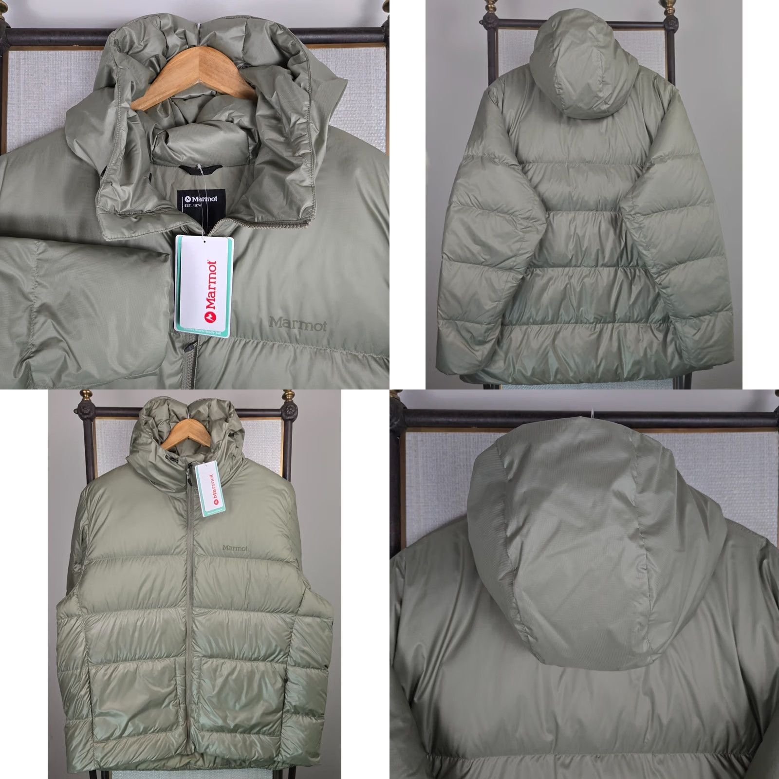 Marmot Marmot 700 Down Hooded Jacket Mens 3XL Green Full Zip Down Coat Full Zip 700 Marmot Down Jacket Mens 3XL Green Size US XXL / EU 58 / 5 - 8 Thumbnail