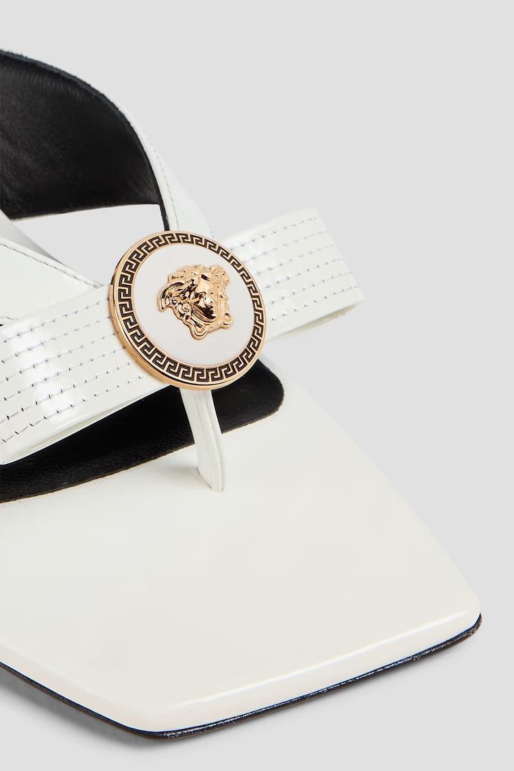 Versace o1y0226 Mules in White Size US 6 / IT 36 - 3 Thumbnail