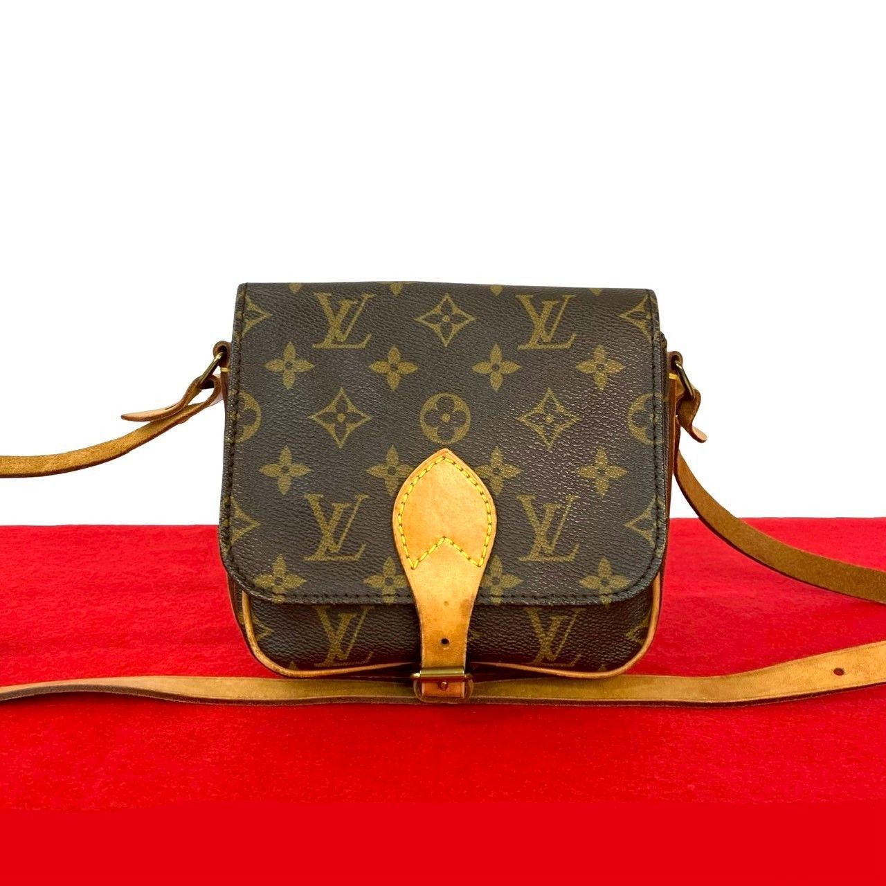 Louis Vuitton Louis Vuitton Louis Vuitton Cartouchiere Monogram Leather Shoulder Bag Canvas Shoulder Bag DUTY FREE for USA Size ONE SIZE - 1 Thumbnail