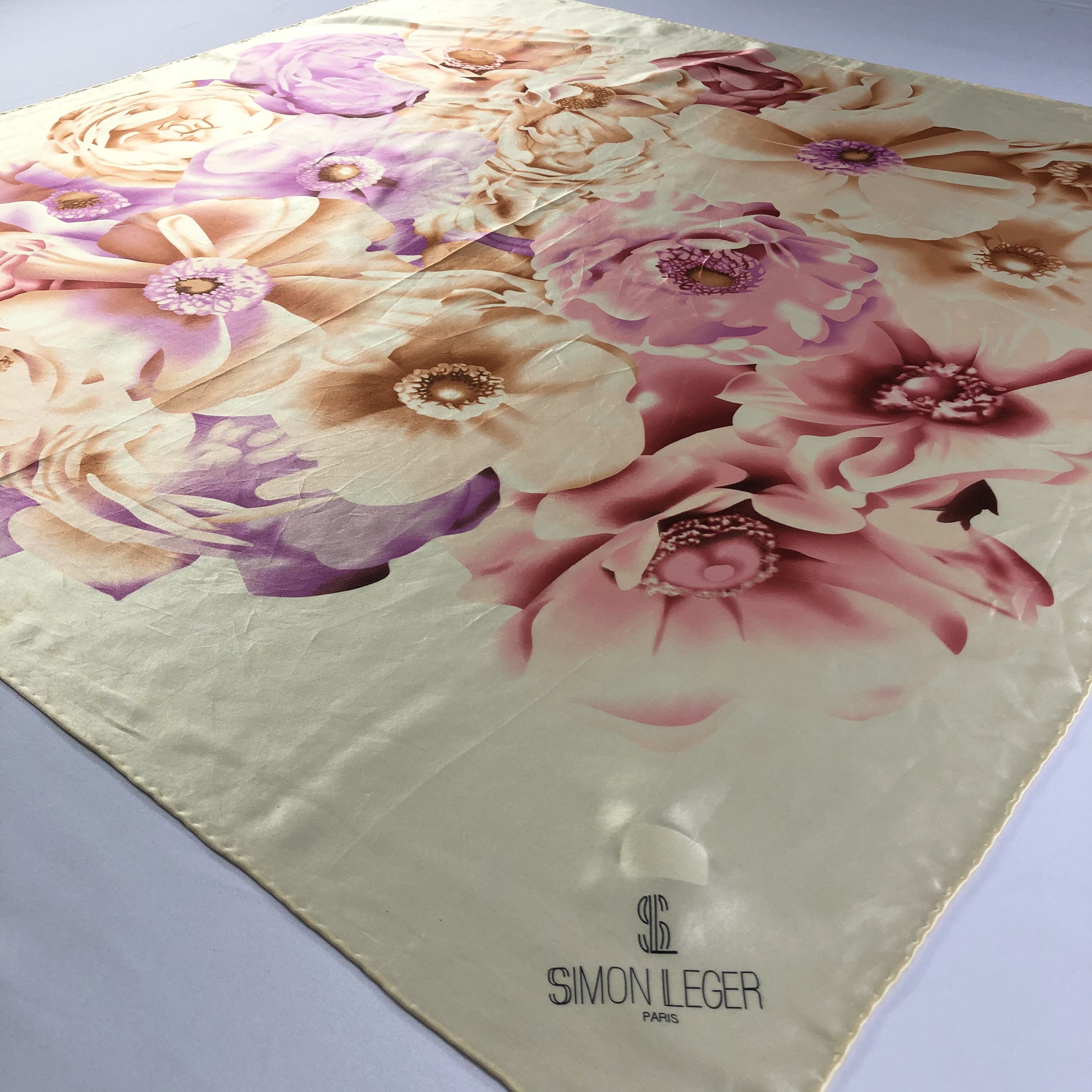 Vintage Vintage Simon Leger Silk Scarf Size ONE SIZE - 4 Thumbnail