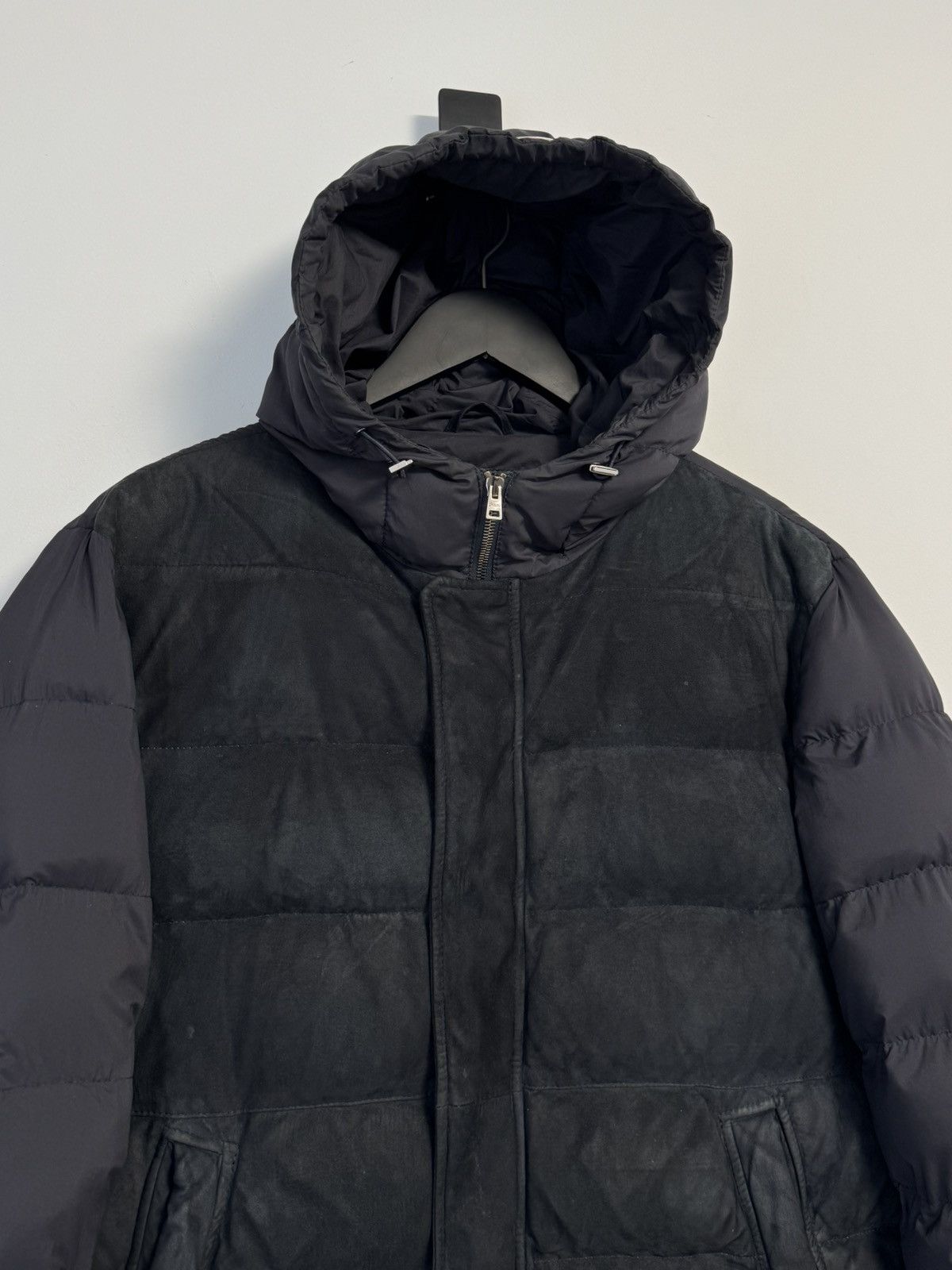 Herno Herno Black Down Puffer Jacket Hooded Nylon Coat Men’s 54 Size US XL / EU 56 / 4 - 4 Thumbnail