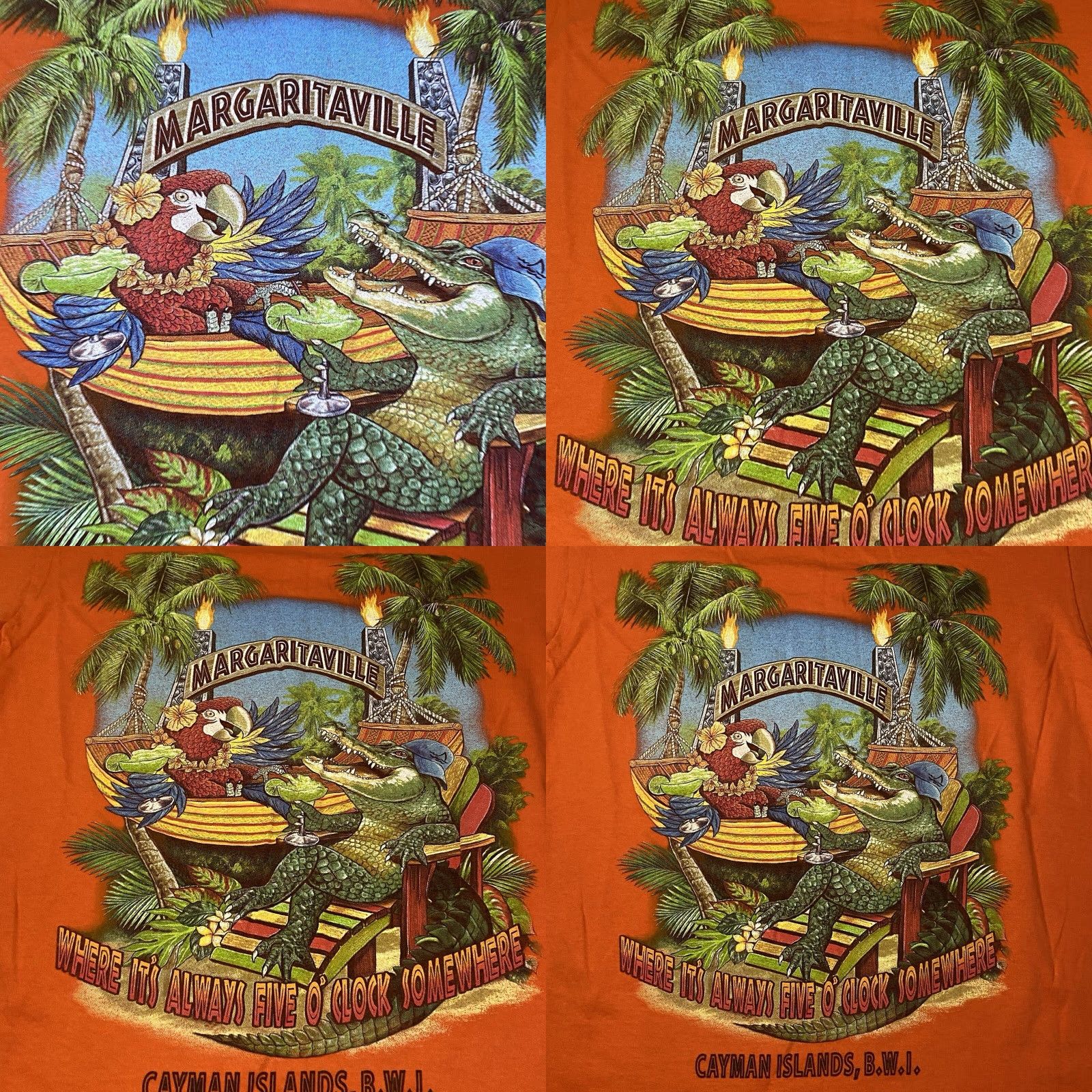 Vintage VINTAGE Margaritaville T Shirt Unisex Adults Size US M / EU 48-50 / 2 - 9 Thumbnail