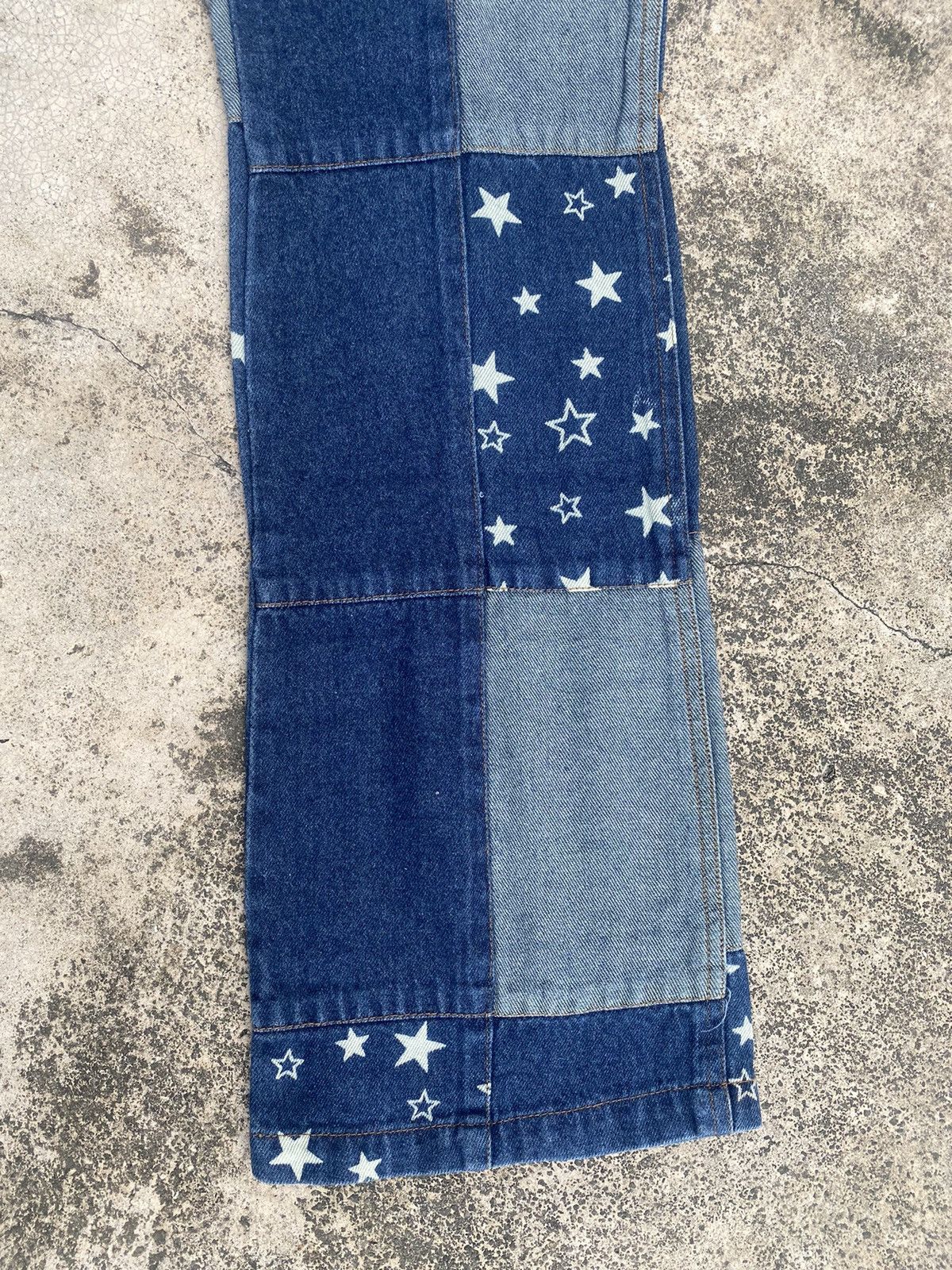Hysteric Glamour × Japanese Brand Flare Jeans Chocolate Hagi Patchwork Bootcut Size 24 Size US 26 / EU 42 - 5 Thumbnail
