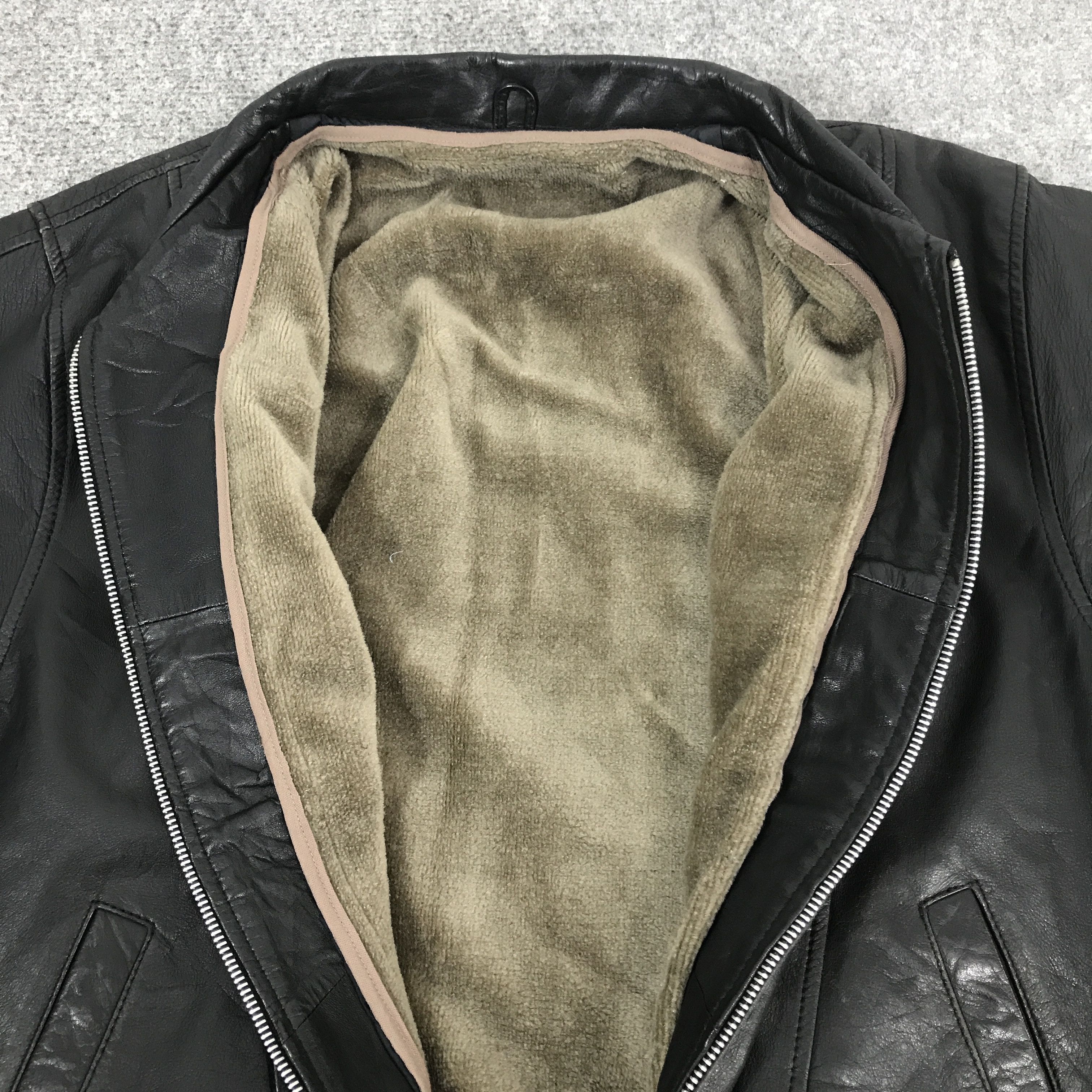 Japanese Brand Japan Bomber Jackers leather jacket K72B10 Size US M / EU 48-50 / 2 - 9 Thumbnail