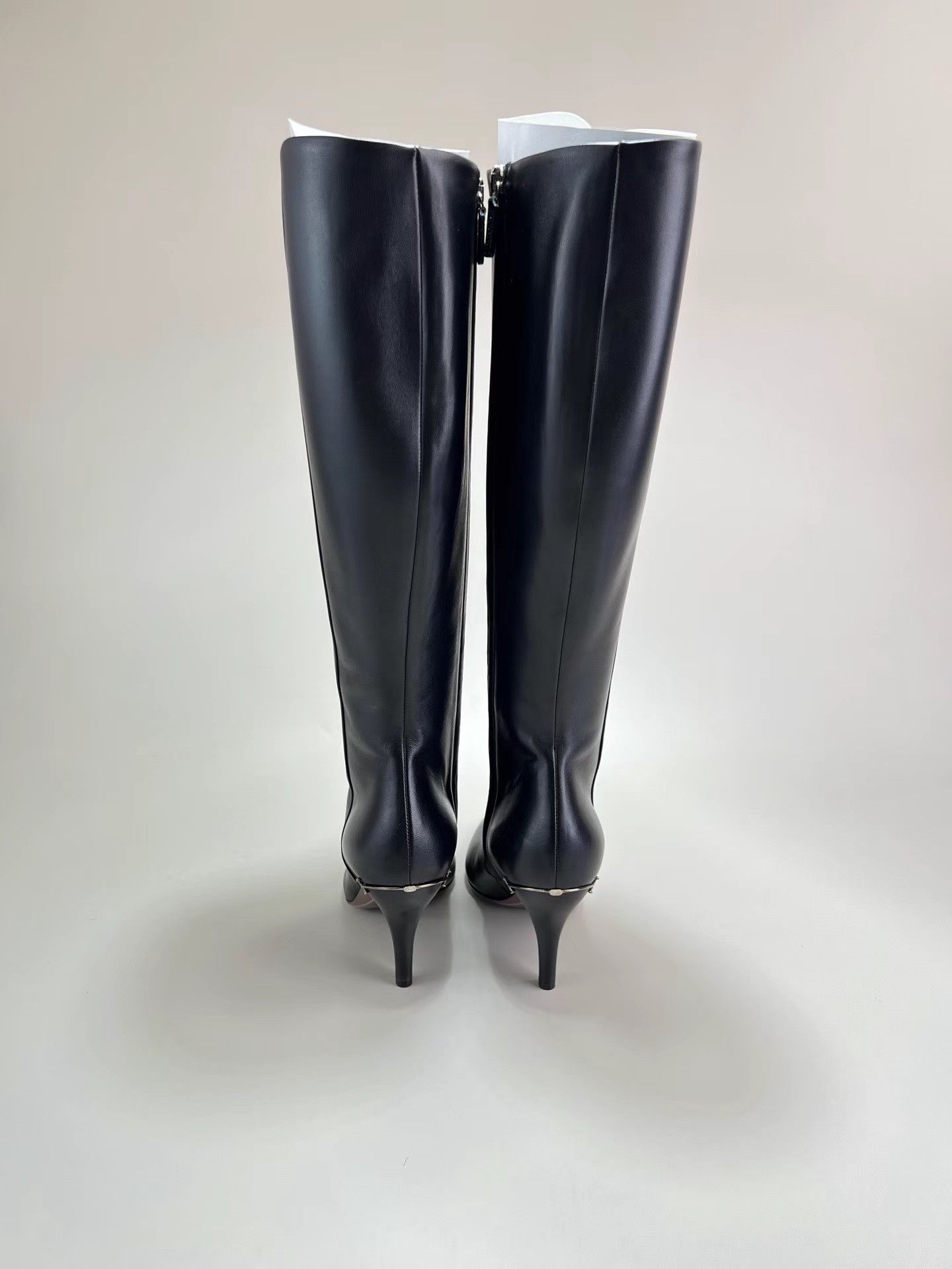 Gucci GUCCI Black Knee-High Boots Size US 7.5 / IT 37.5 - 3 Thumbnail
