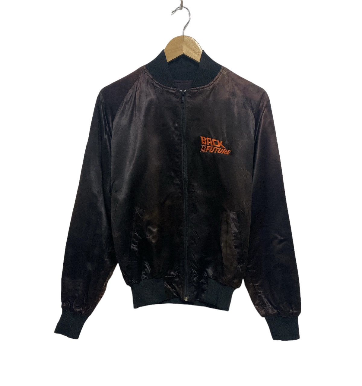 Universal Studios × Vintage Rare 1989 Back to The Future Promo Movie Bomber Sunfaded Size US M / EU 48-50 / 2 - 2 Thumbnail
