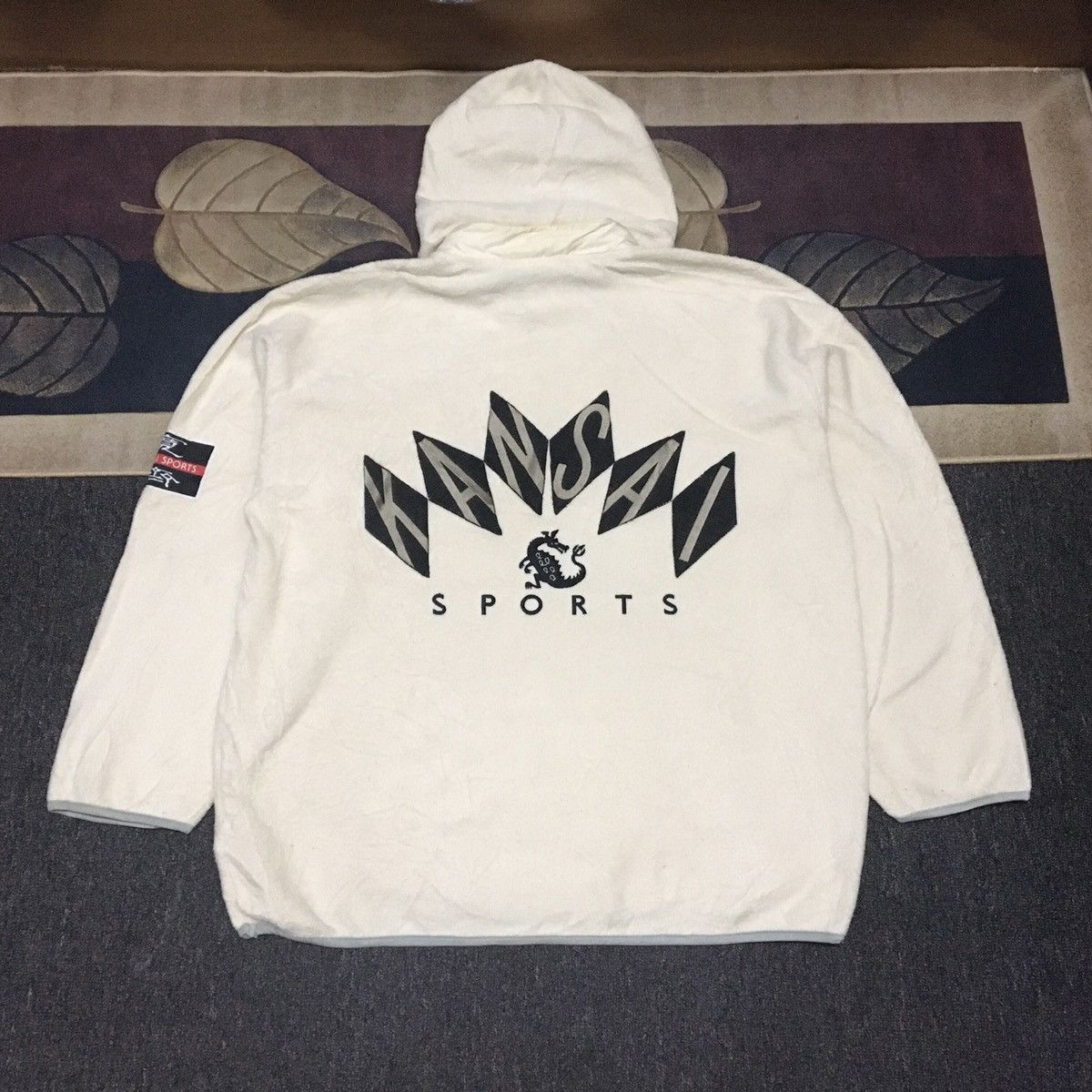 image of Kansai Sports By Kansai Yamamoto Fleece in Cream, Men's (Size XL)
