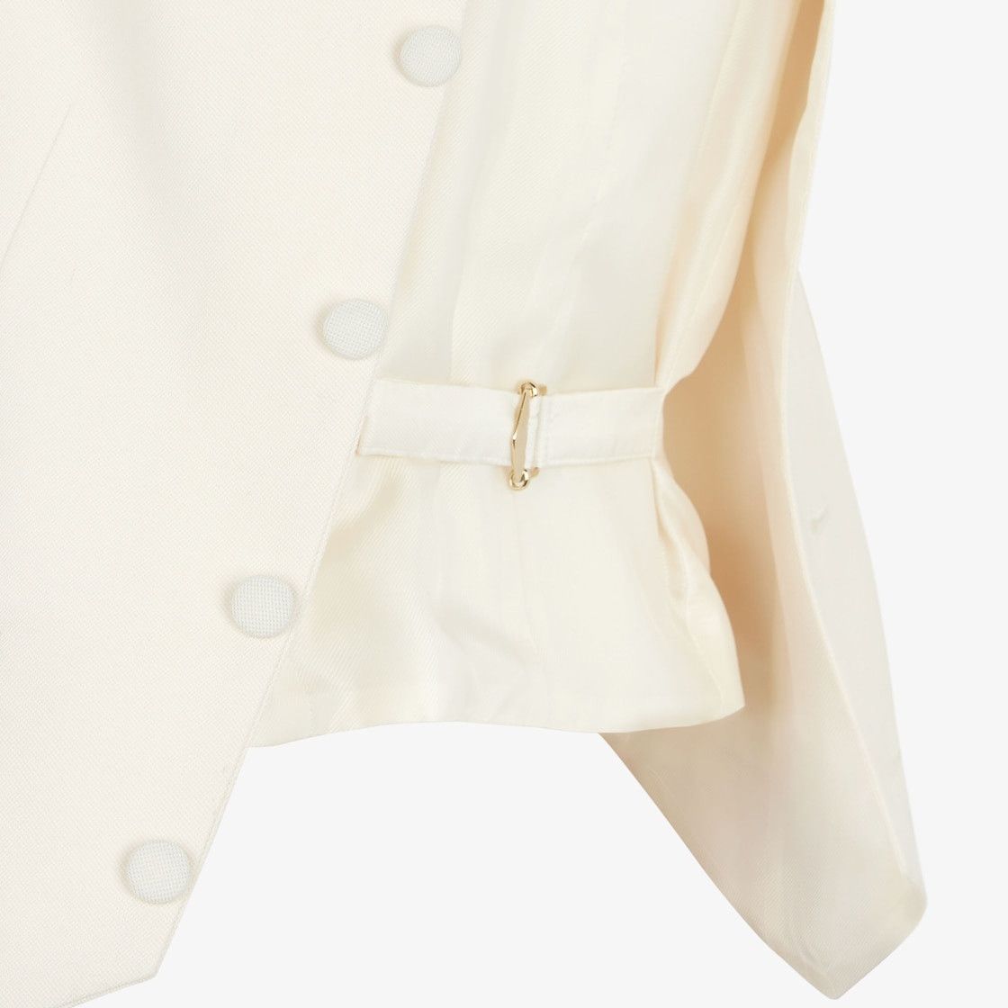 Fendi o1s1wg110825 Gilet in White Size XL / US 12-14 / IT 48-50 - 4 Thumbnail