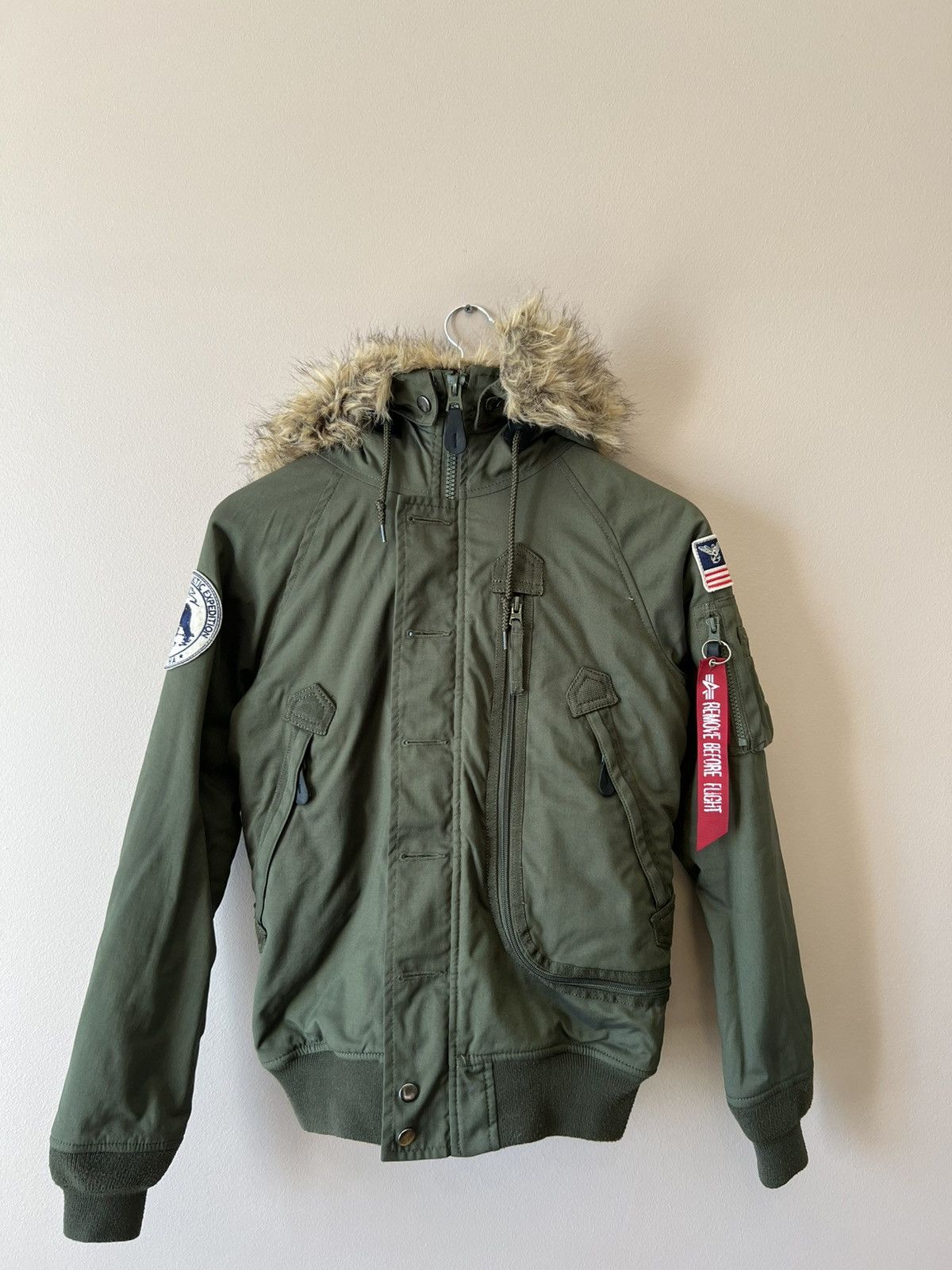 Alpha Industries Amazing Alpha Industries fur jacket Size US S / EU 44-46 / 1 - 1 Thumbnail
